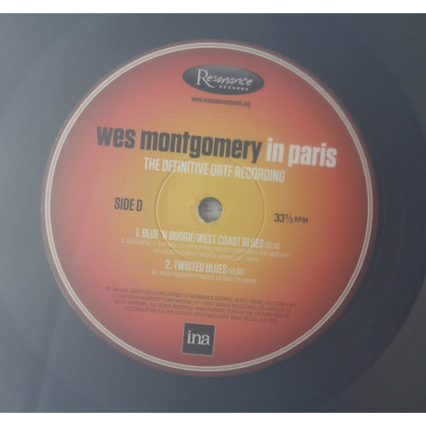 [Kollectible Vinyl] Wes Montgomery: In Paris: The Definitive ORTF Recording [RESONANCE] (2017 USA EX)