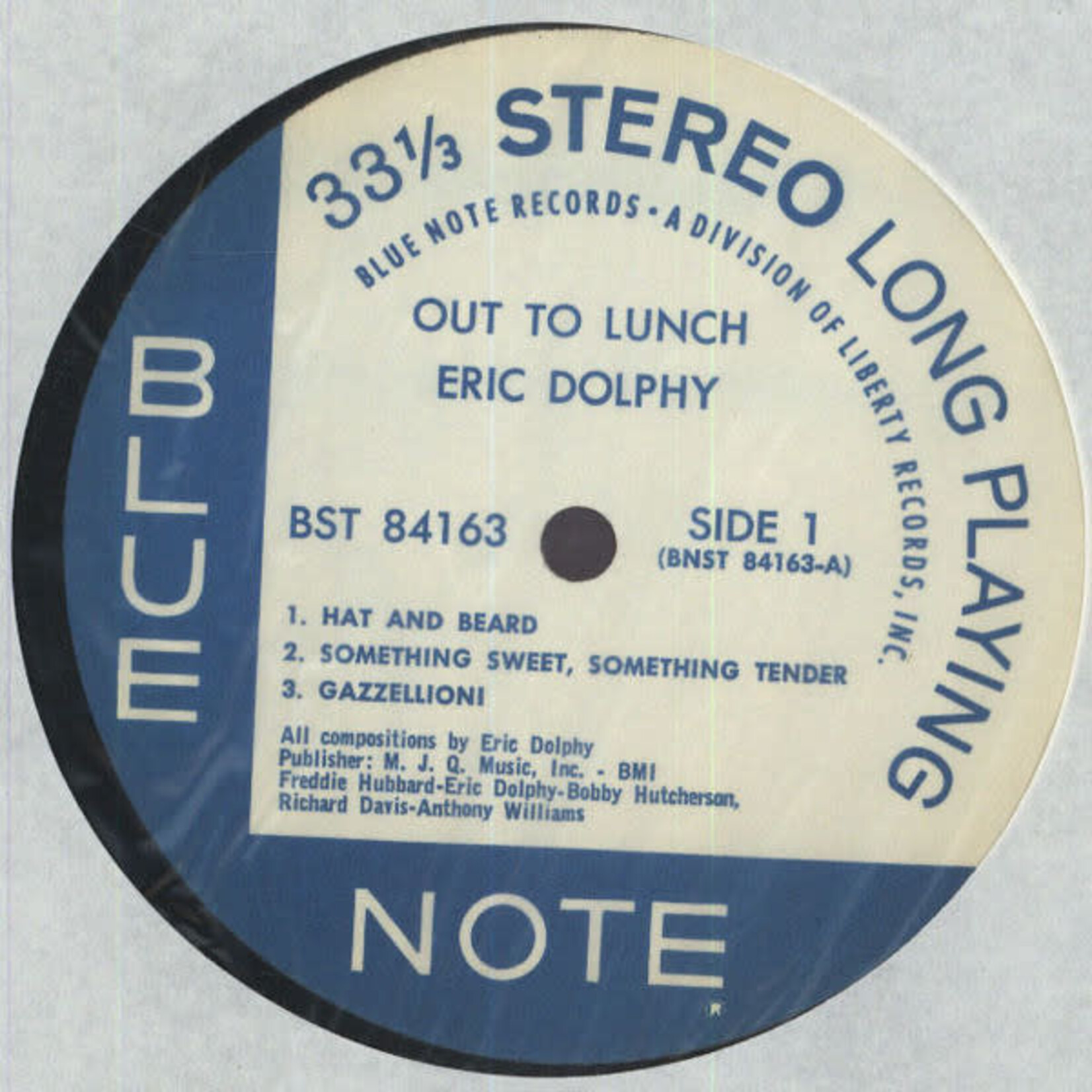 [Kollectibles] Eric Dolphy: Out To Lunch [BLUE NOTE] (1966 USA EX)