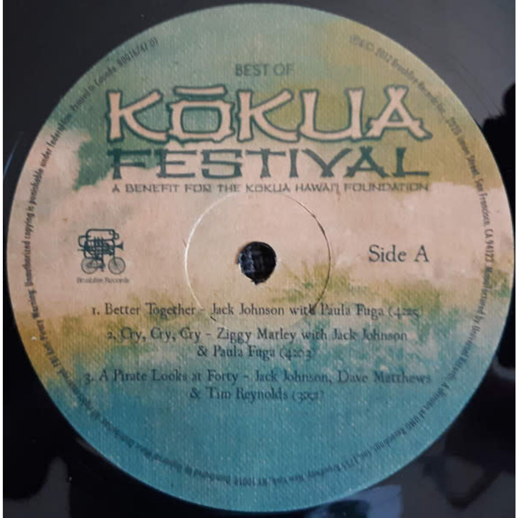 [Kollectible Vinyl] Johnson, Jack: Best Of Kokua Festival [BRUSHFIRE] (2012, USA, Ex)