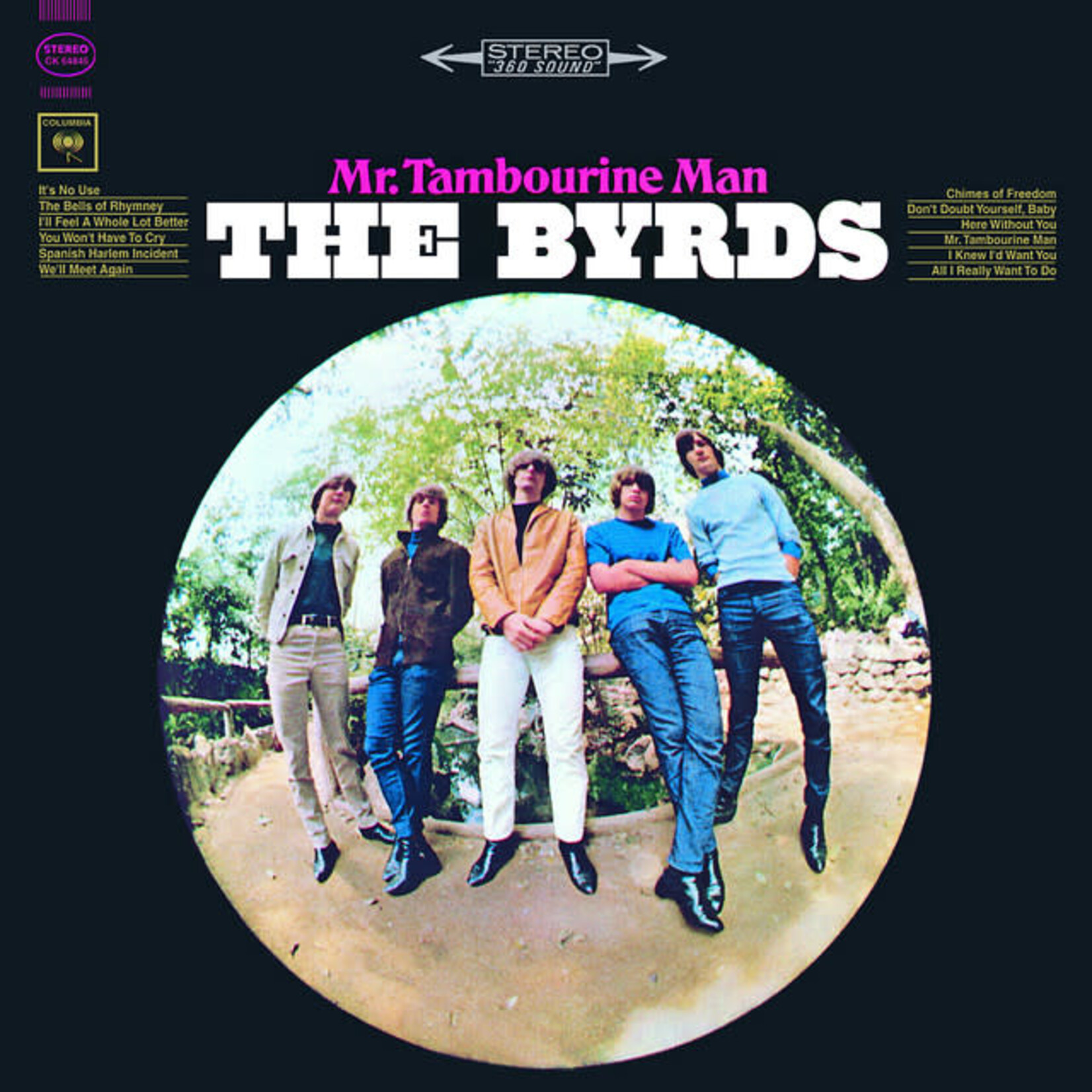 Byrds: Mr. Tambourine Man (orange/red Columbia reissue) [VINTAGE]