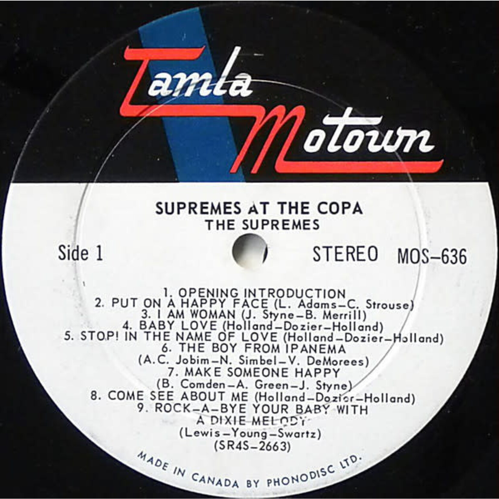 [Kollectibles] Supremes: At the Copa (1965, Canada, Sealed) [MOTOWN]
