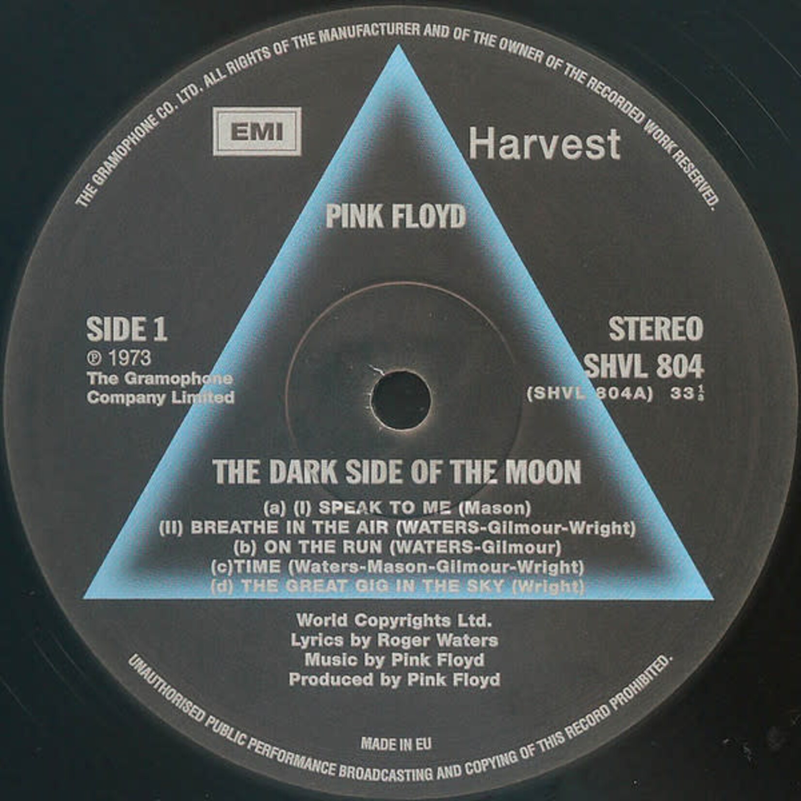 [Kollectible Vinyl] Pink Floyd: Dark Side of the Moon (2003, Europe, VG+) [HARVEST/EMI]