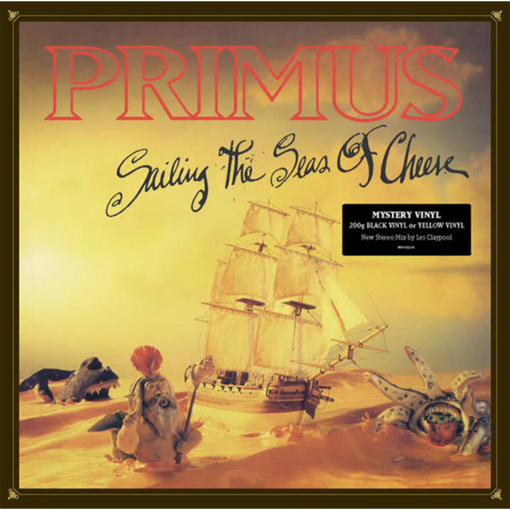 [Kollectible Vinyl] Primus: Sailing the Seas of Cheese (2013, USA, VG) (Yellow Vinyl) [INTERSCOPE]
