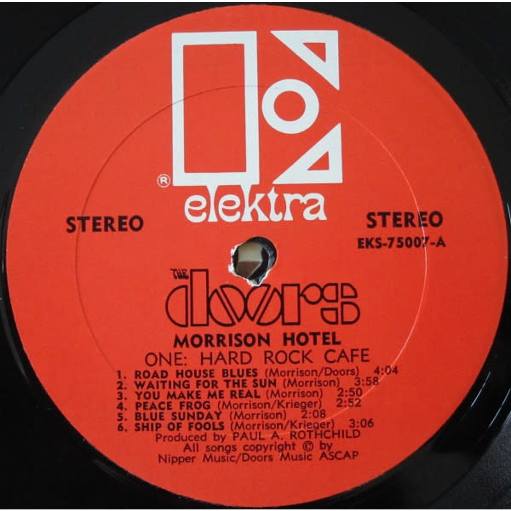 [Kollectibles] Doors: Morrison Hotel (2012, USA, 12" 45, Audiophile, EX)[ELEKTRA]