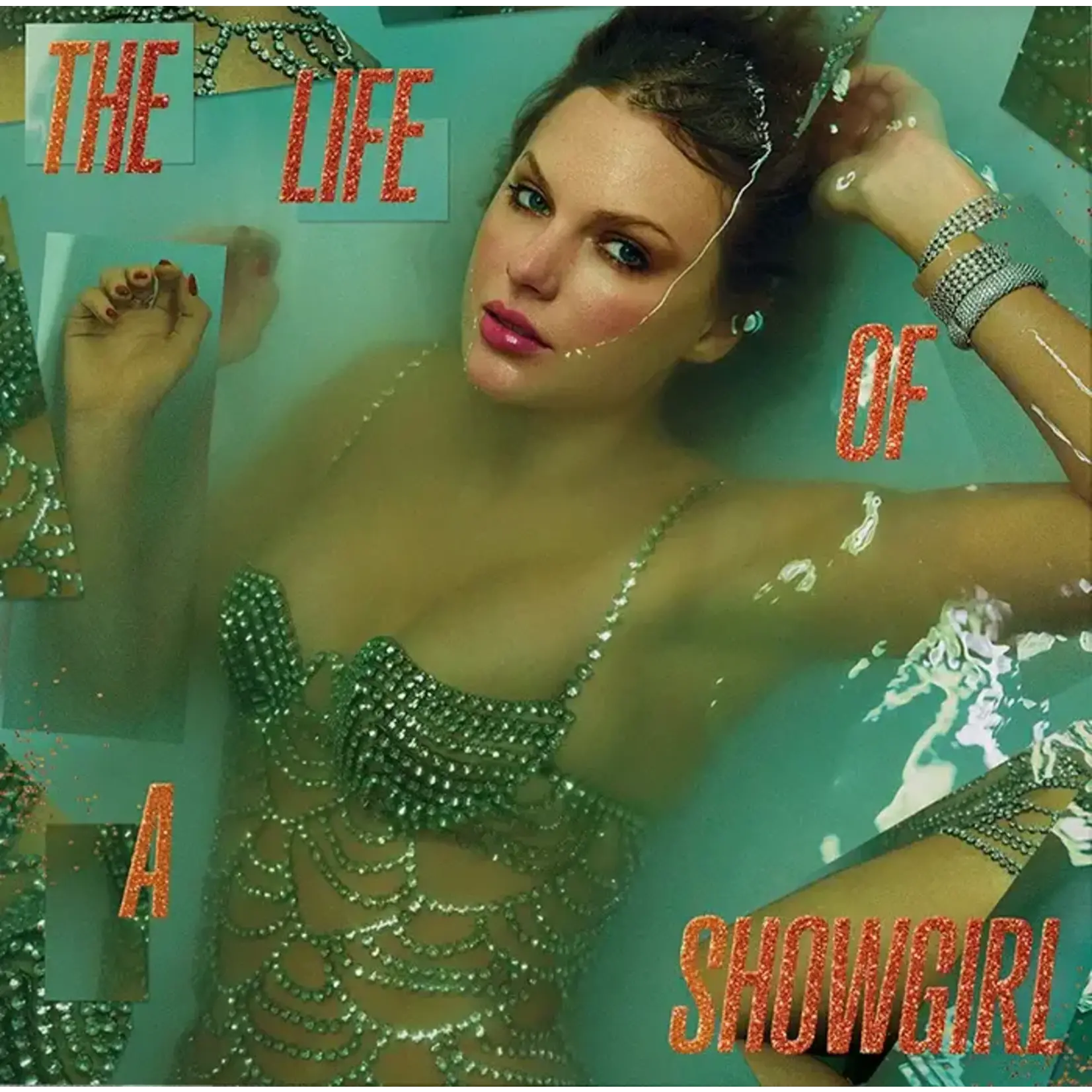 Taylor Swift - The Life Of A Showgirl (Sweat and Vanilla Perfume Edition, Portofino Orange Glitter Vinyl)