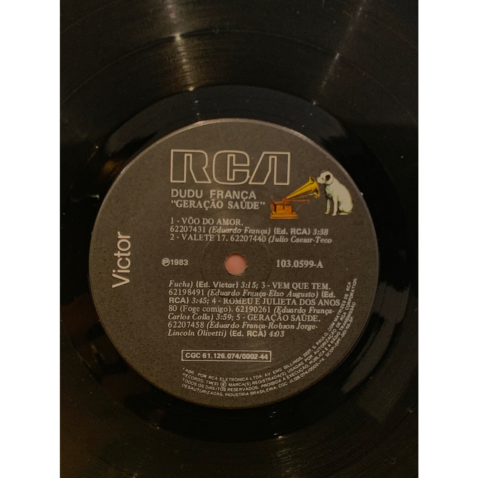 [Kollectible Vinyl] Dudu França: Geração Saúde (1983, Brazil, VG+) [RCA]