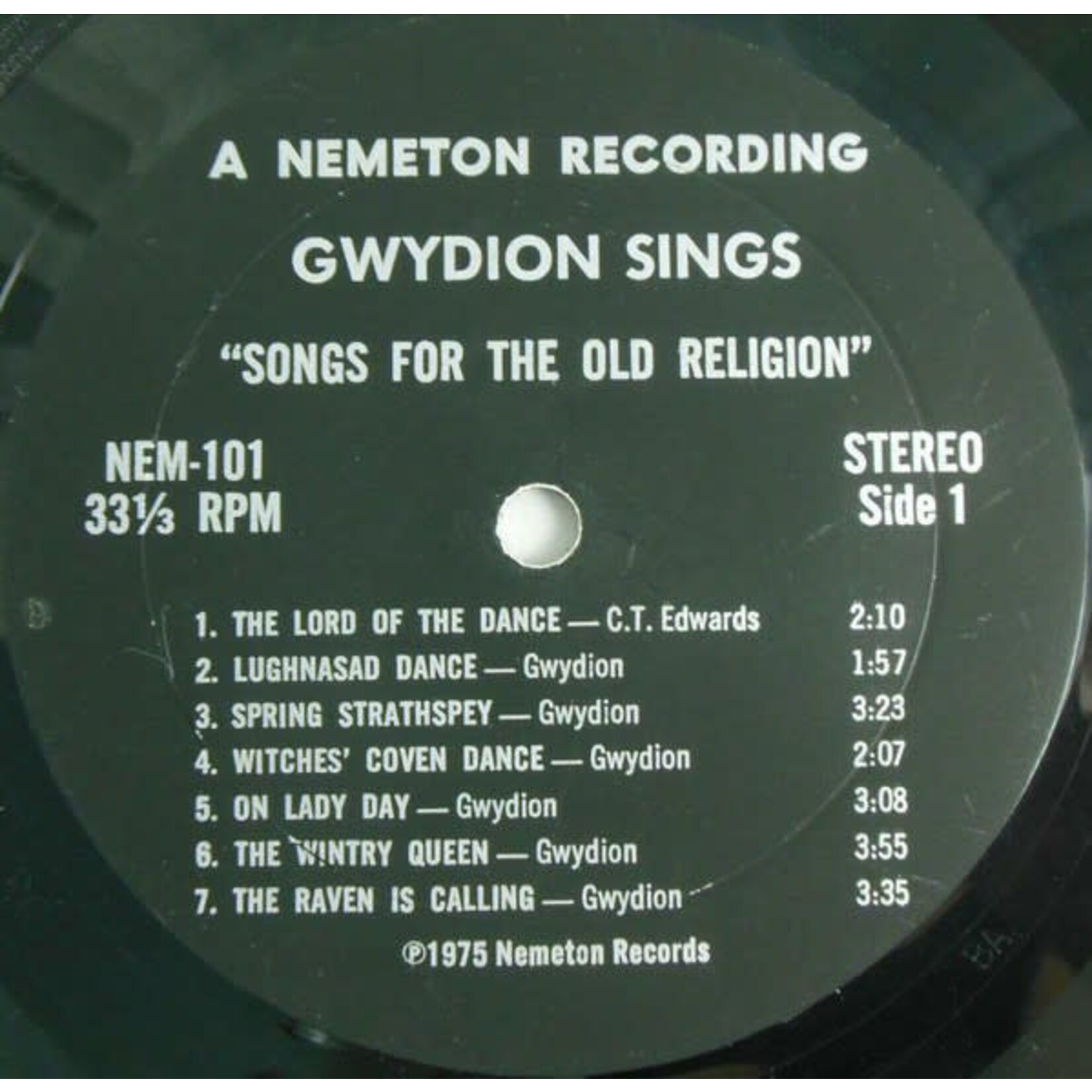 [Kollectibles] Gwydion: Sings Songs For The Old Religion (1975, USA, w/ insert, VG+) [NEMETON]