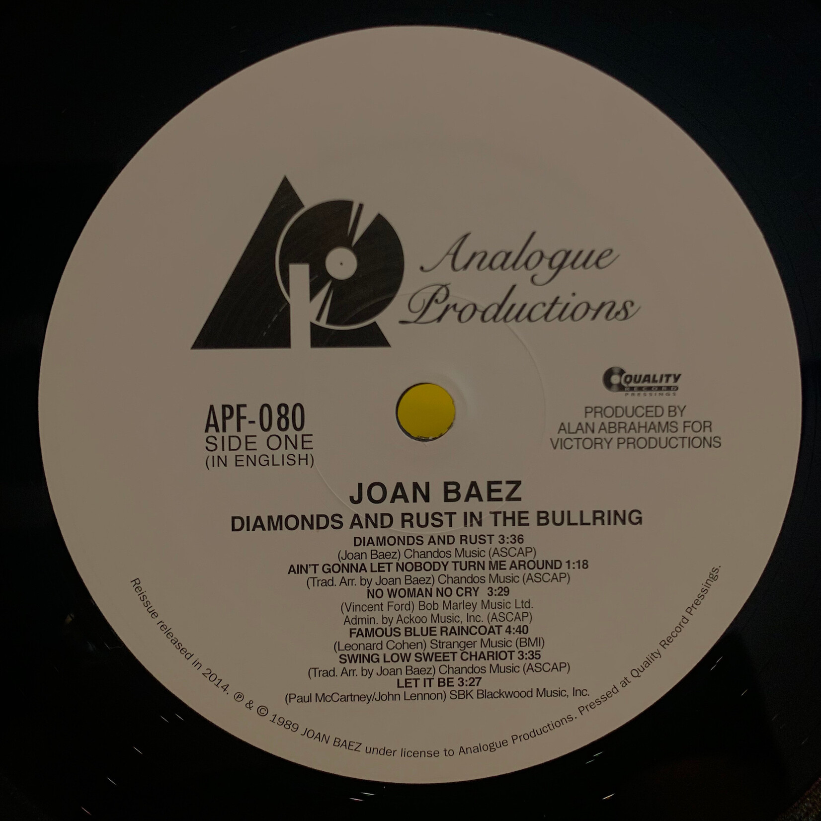 [Kollectibles] Baez, Joan: Diamonds And Rust In The Bullring (2014, USA, Audiophile, EX) [ANALOGUE PRO]