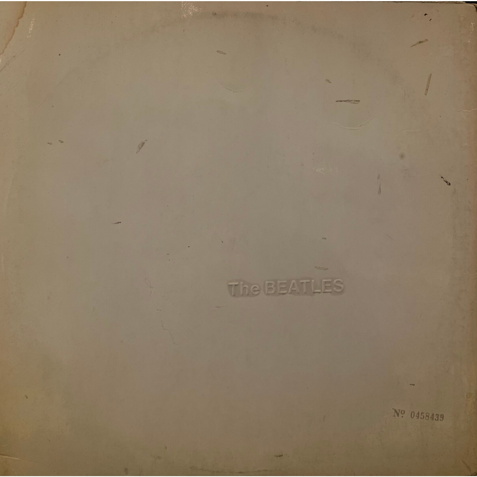 [Kollectibles] Beatles: Self-titled (The White Album) (1968, UK, STEREO, Numbered, Poster, Toploader, VG) [APPLE]