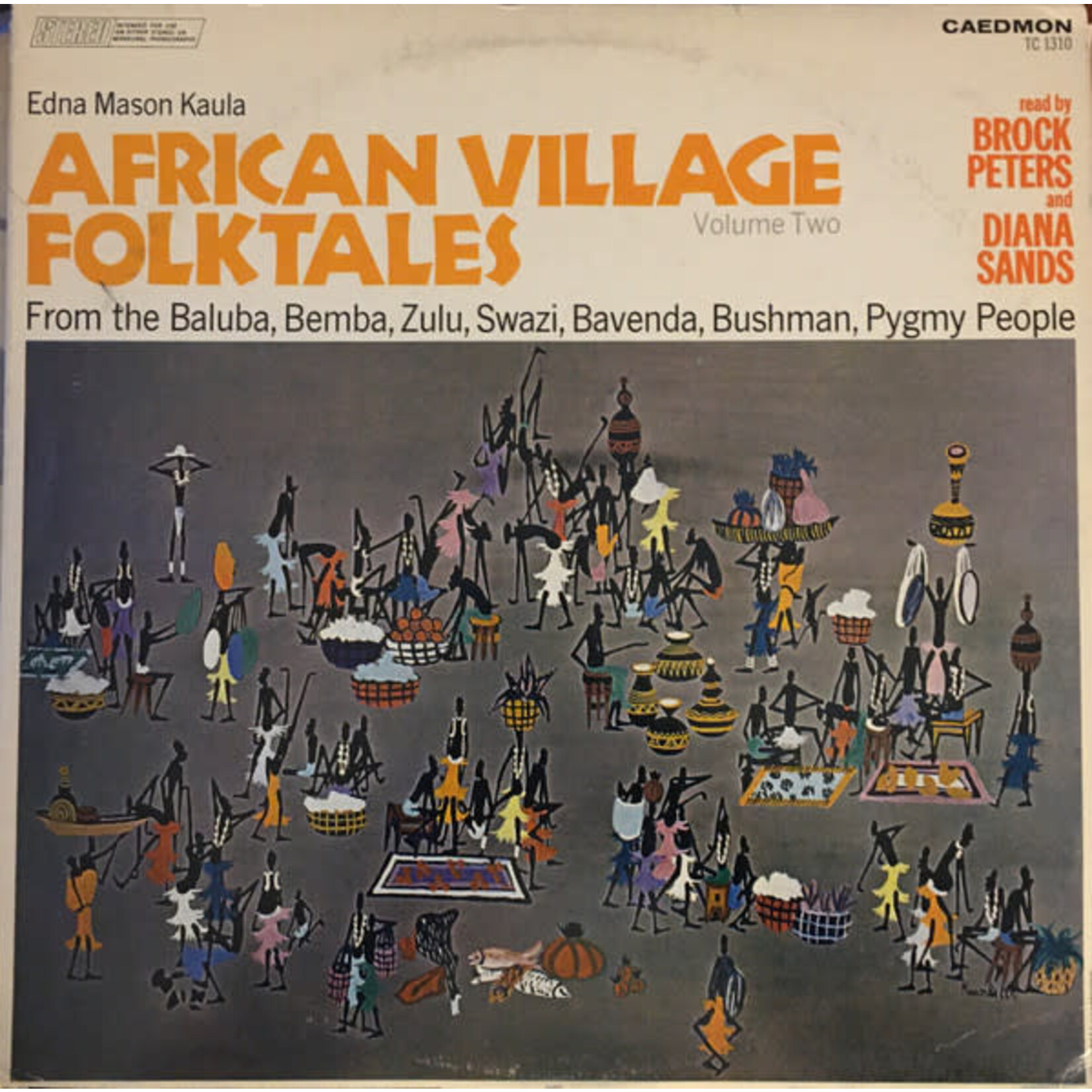 [Kollectibles] Peters, Brock/ Sands,Diana: Edna Mason Kaula African Village Folktales Volume Two (1970, USA, VG+) [CAEDMON]