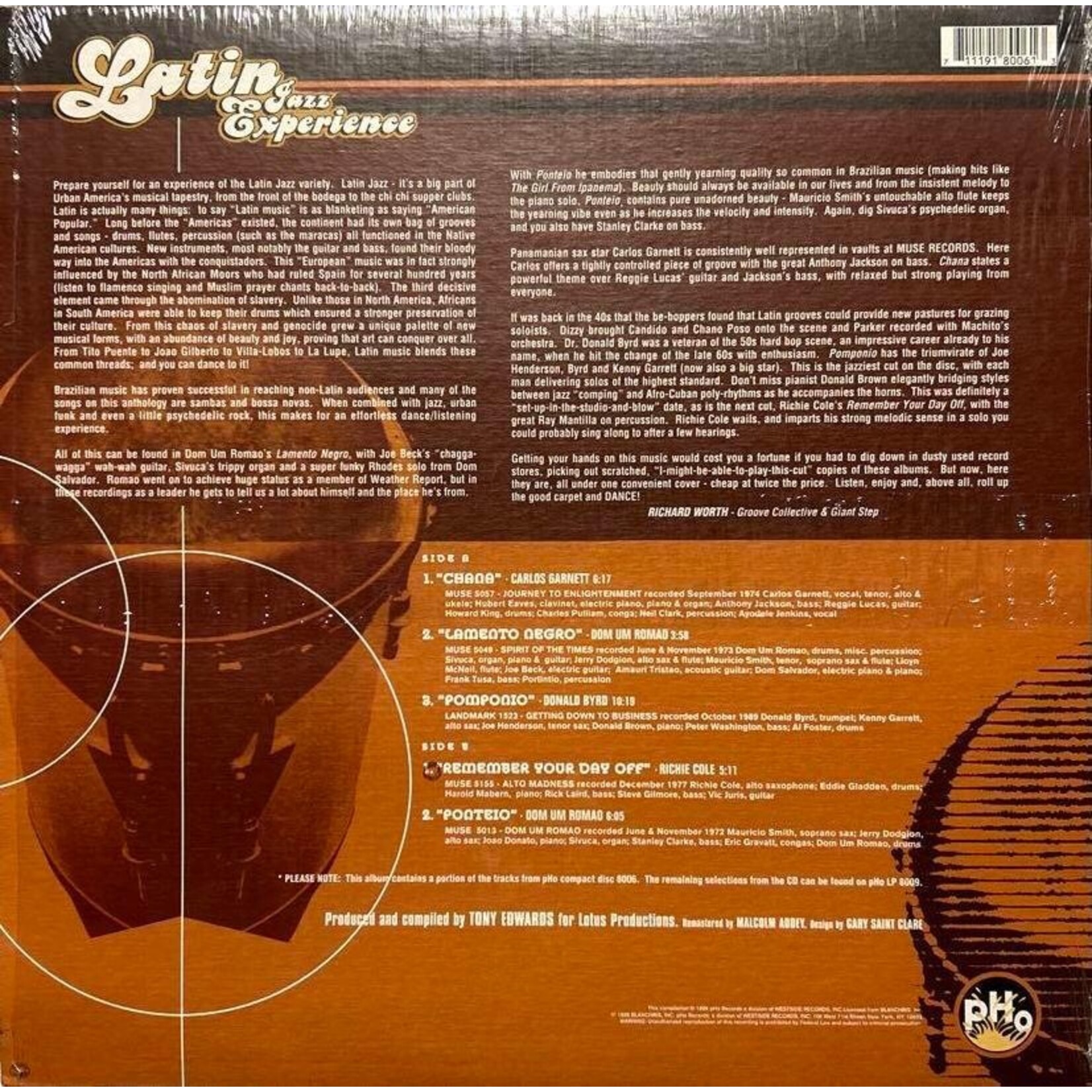 [Kollectibles] V/A: Latin Jazz Experience Part 1 (1996, USA, VG+) [PHO]