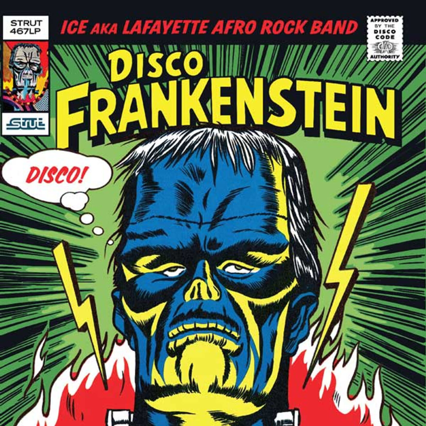[New] Ice (Lafayette Afro-Rock Band): Disco Frankenstein (Blood-Stained Vinyl) [STRUT]
