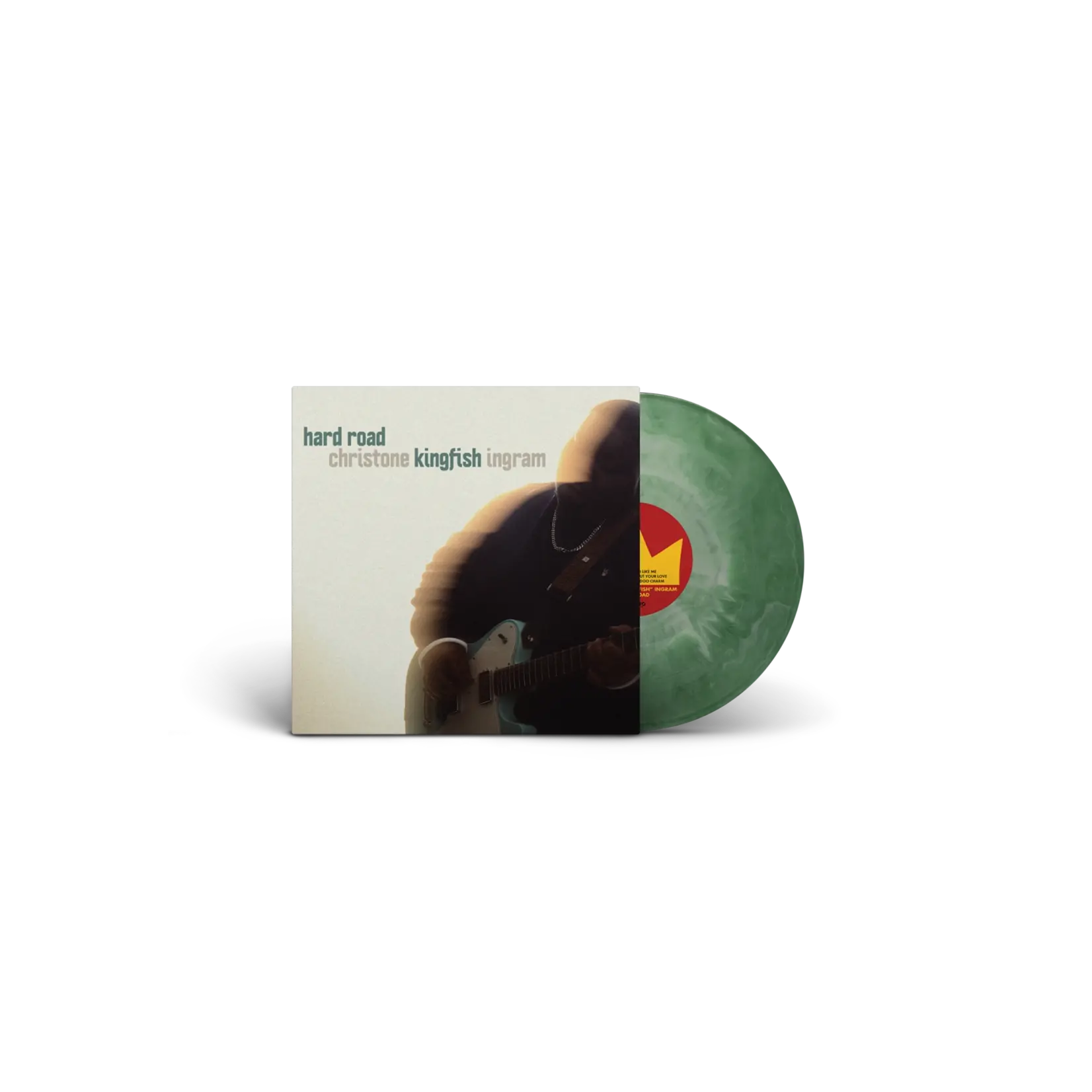 [New Vinyl] Ingram, Christone "Kingfish": Hard Road (Green And White Splash Vinyl) [RED ZERO RECORDS]