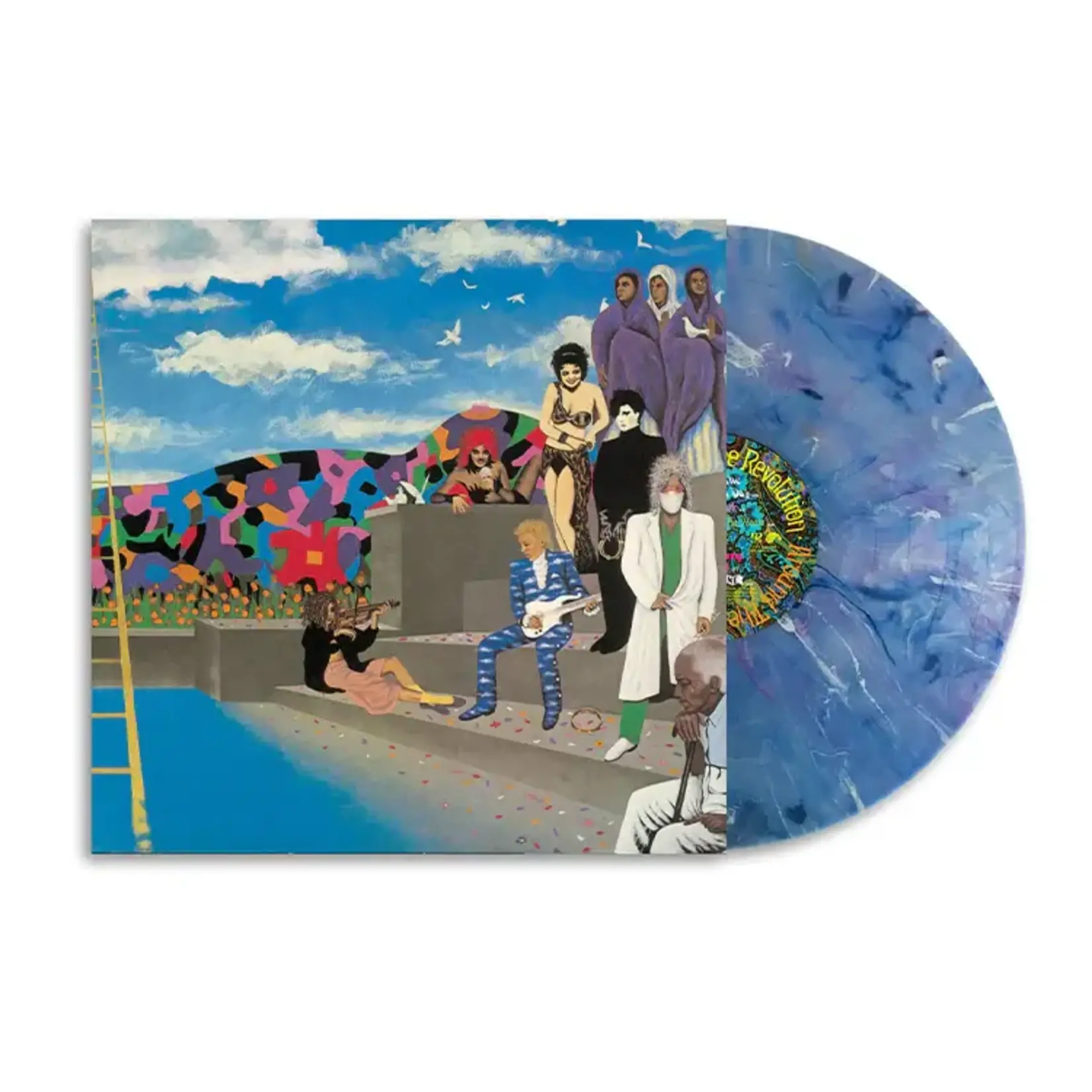 [New] Prince: Around The World In A Day (2025 Remaster, Blue Marbled Vinyl) [WARNER]