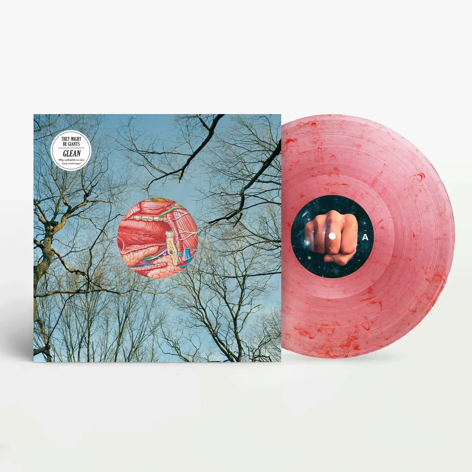 [New Vinyl] They Might Be Giants: Glean (180g, Clear With Red Wisps Vinyl) [IDLEWILD]