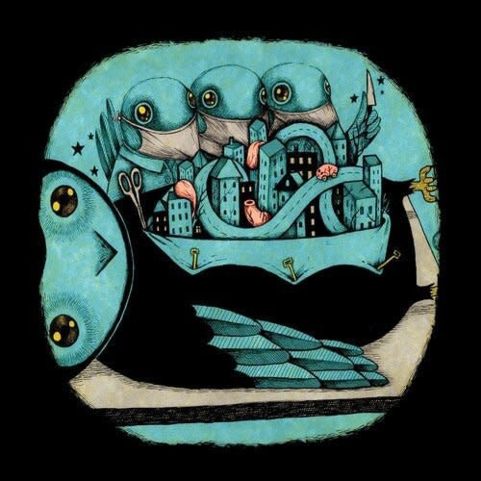 [New Vinyl] My Morning Jacket: Z (3LP, 20th Anniversary Edition, Pastel Pink, Coral and Ice Blue Vinyl) [ATO]