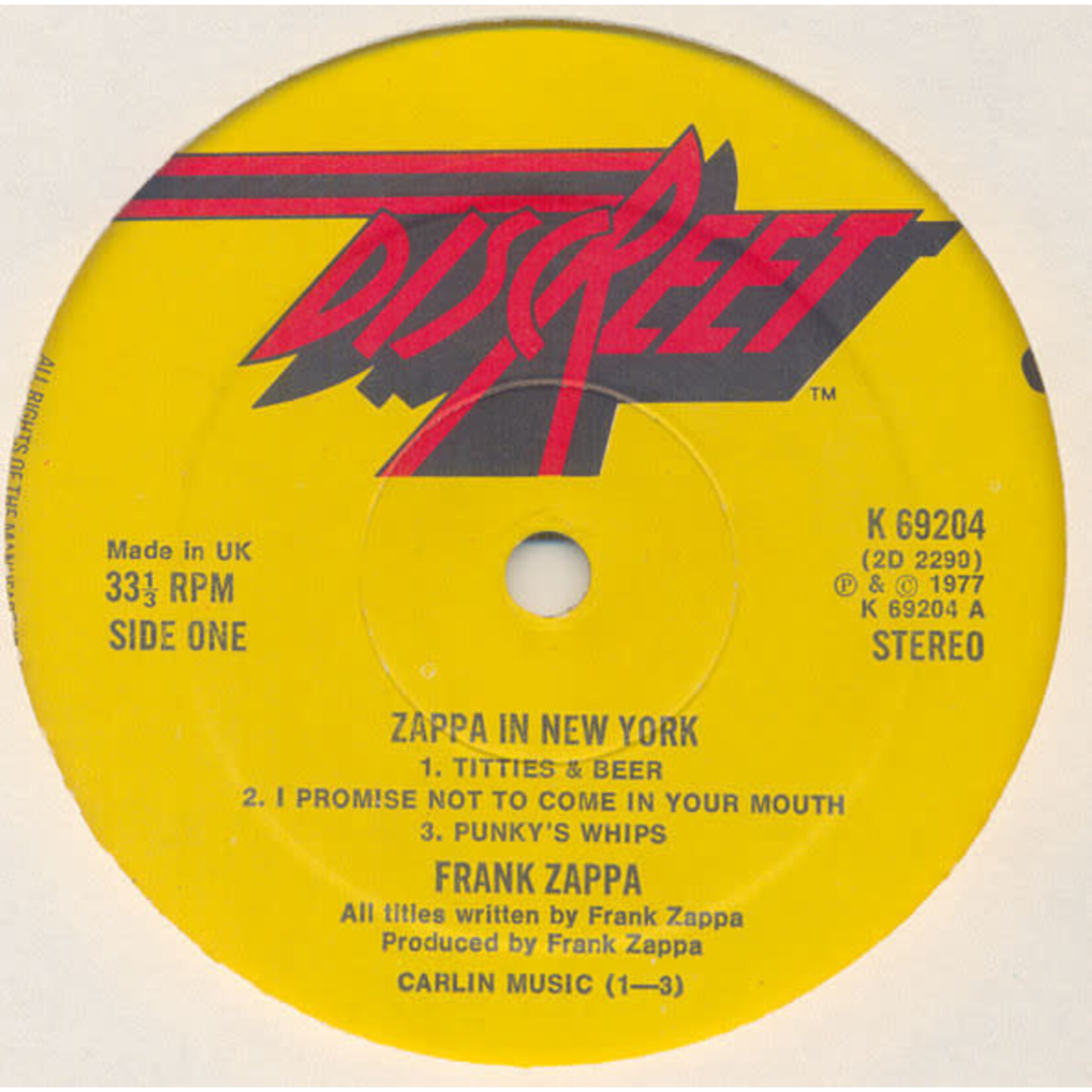 [Vintage Vinyl] Zappa, Frank: In New York (2LP) [VINTAGE]
