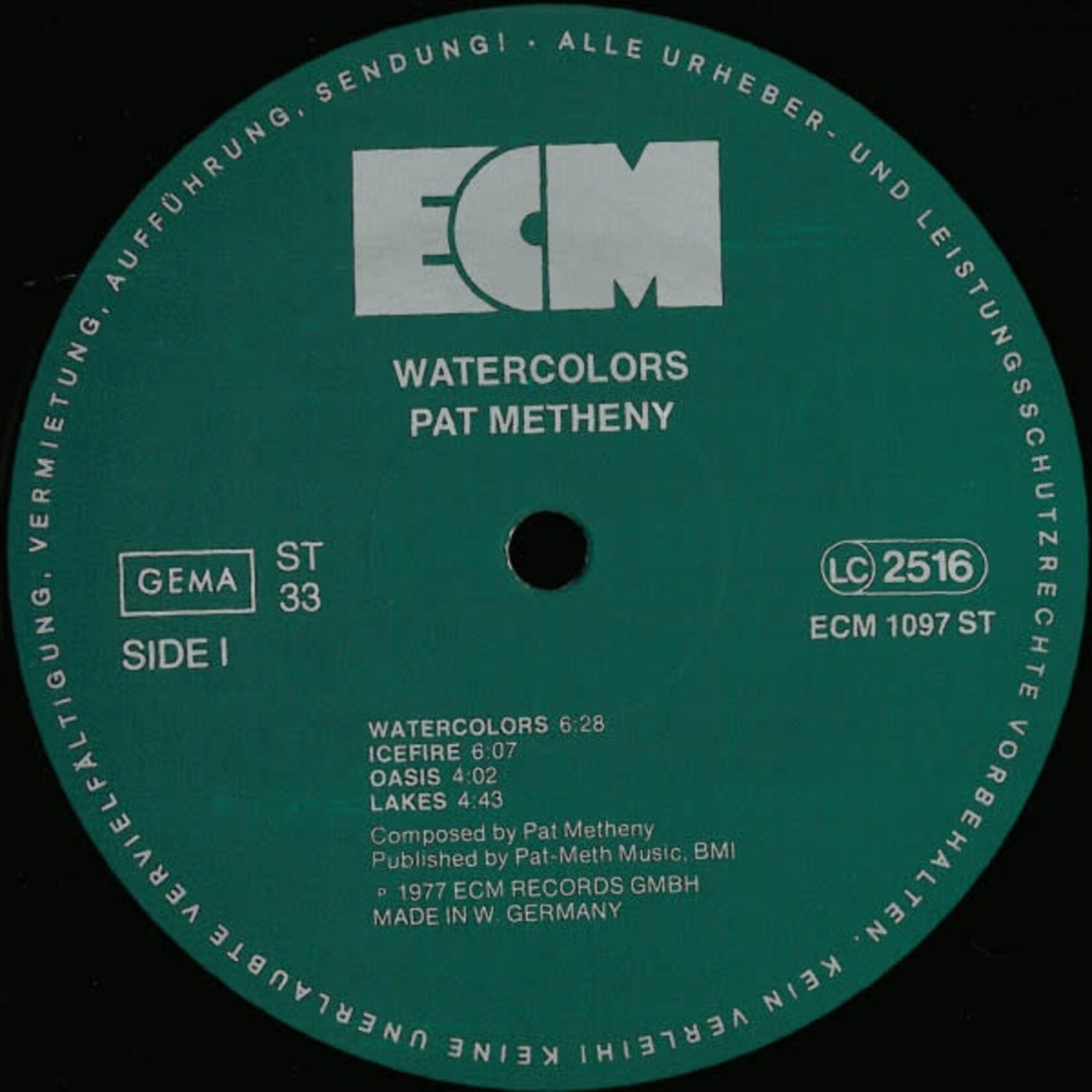 Metheny, Pat: Watercolors [VINTAGE]