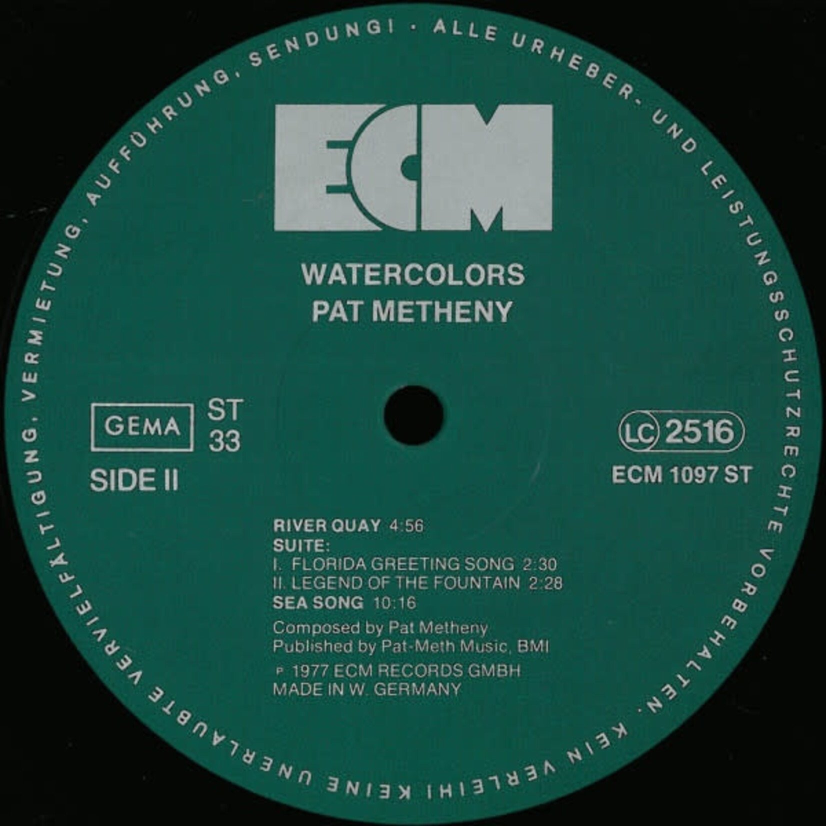 Metheny, Pat: Watercolors [VINTAGE]