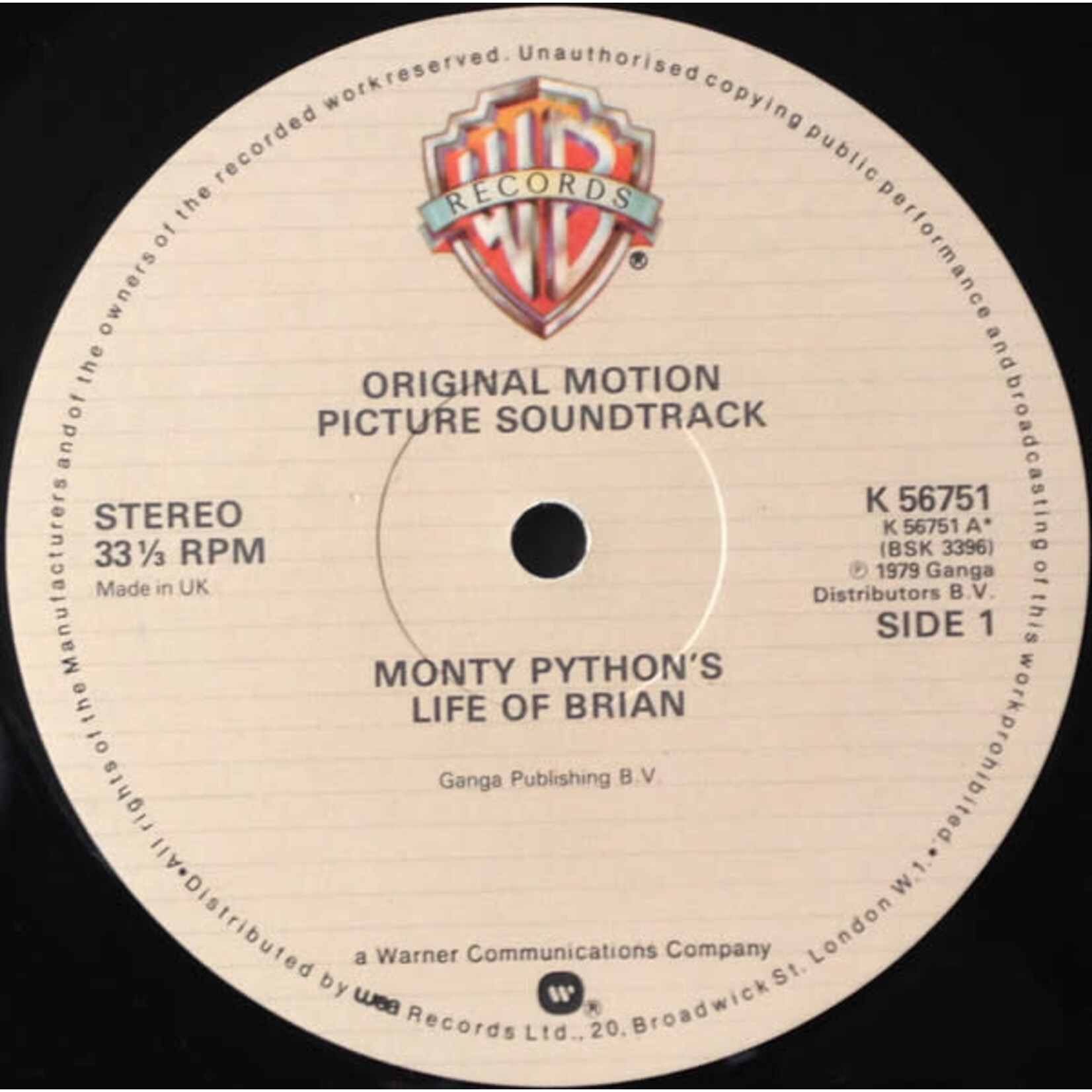 Monty Python: Monty Python's Life of Brian (soundtrack) [VINTAGE]