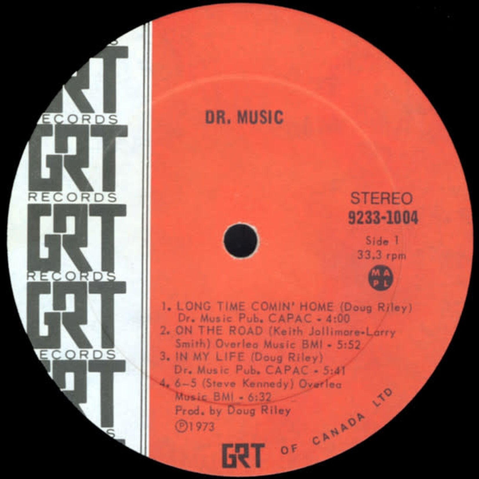 [Vintage Vinyl] Dr. Music: self-titled (yellow cover)[VINTAGE]