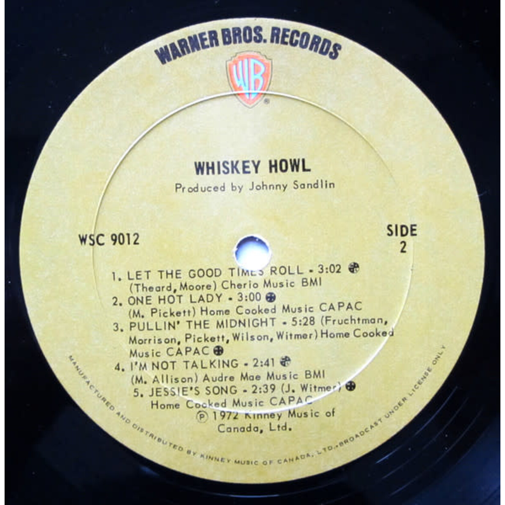 [Vintage] Whiskey Howl: self-titled [VINTAGE]