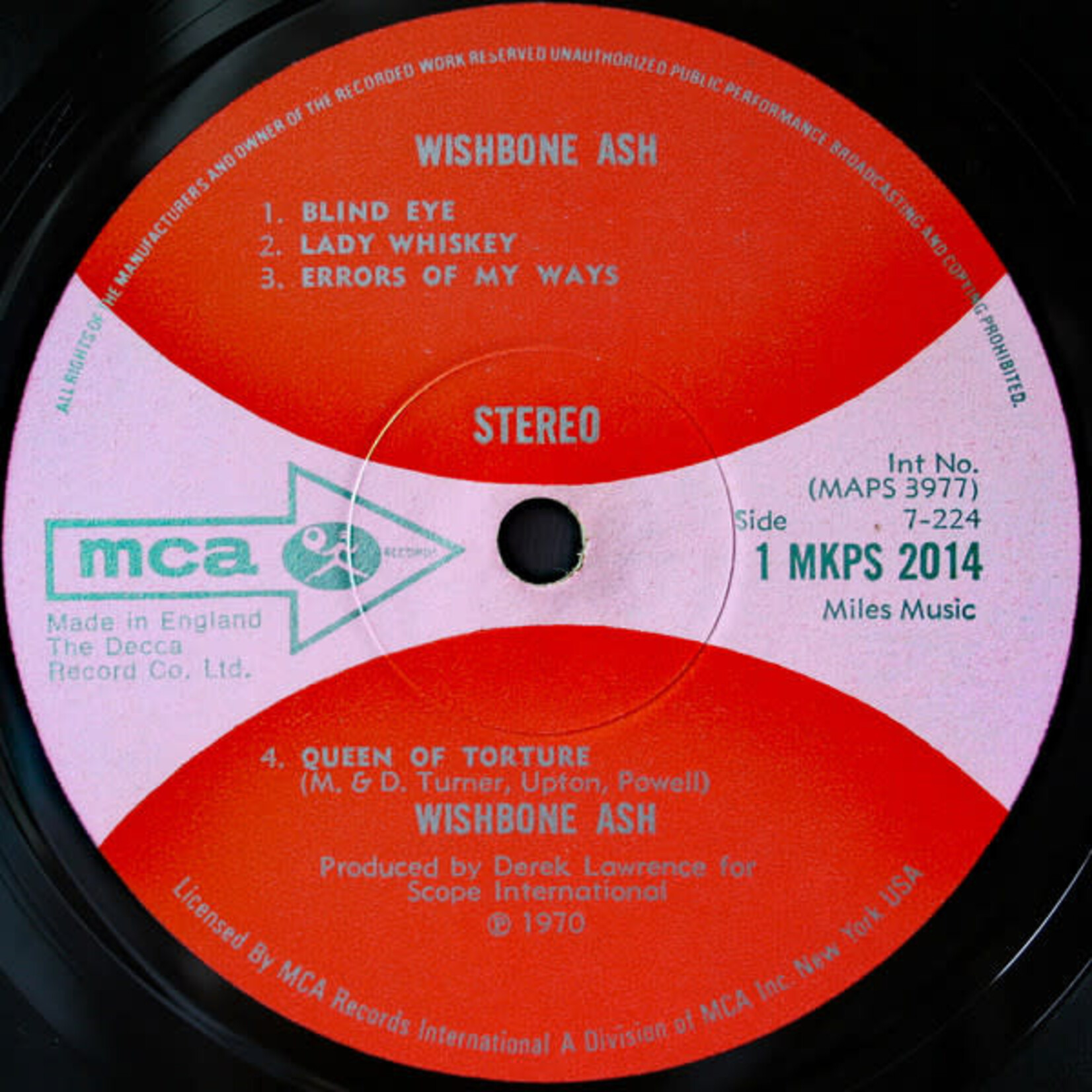 [Vintage Vinyl] Wishbone Ash: self-titled [VINTAGE]