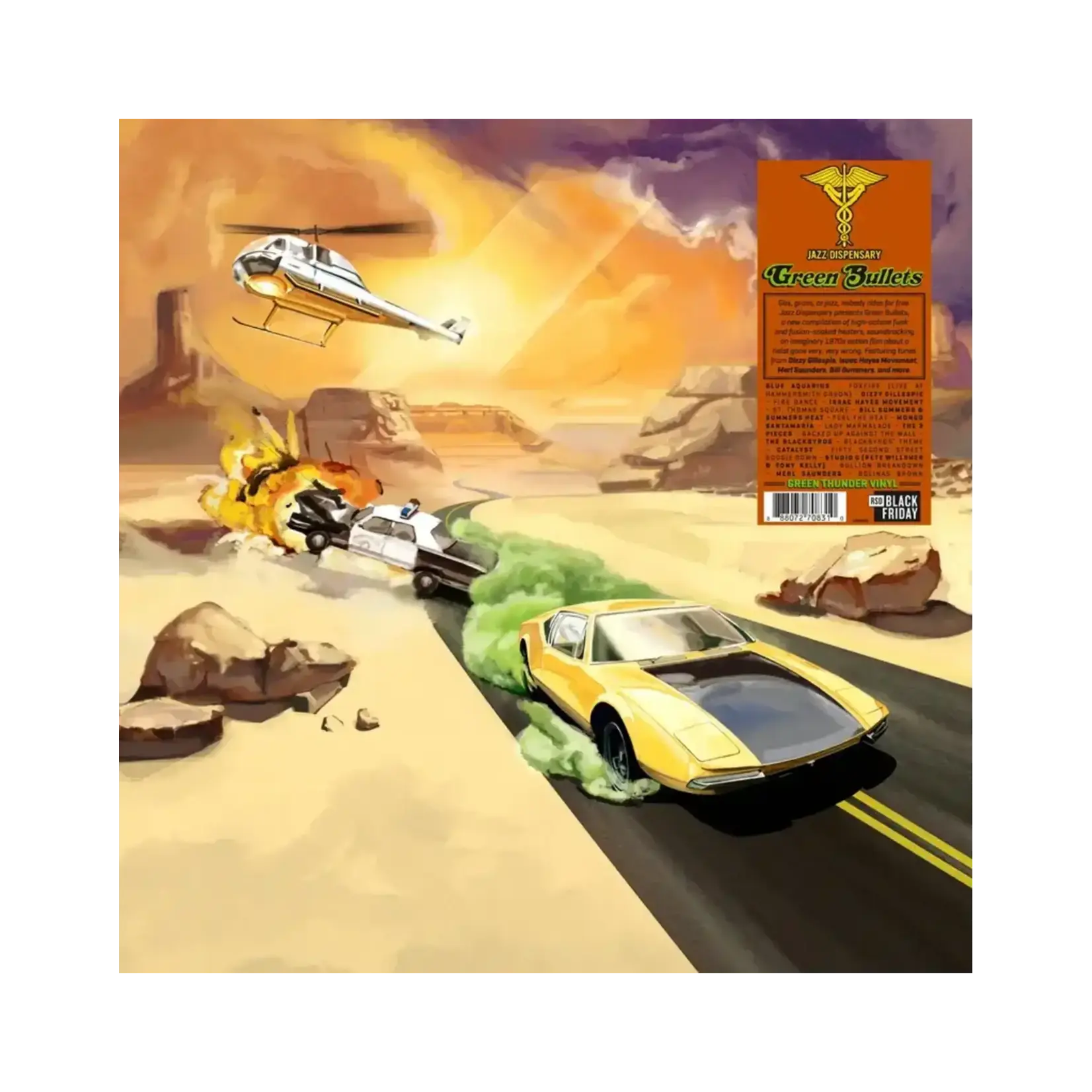 [New] V/A: 2025BF - Jazz Dispensary Green Bullets (green thunder color vinyl) [CRAFT]