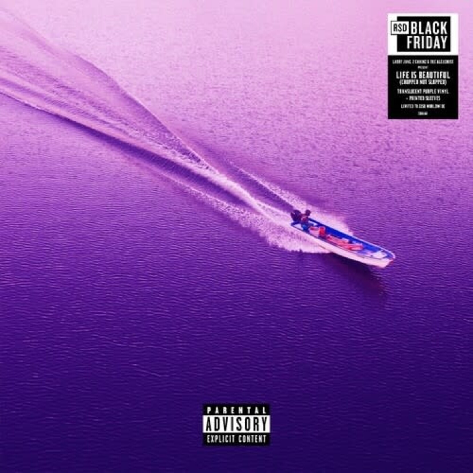[New] Larry June/2 Chainz/The Alchemist: 2025RSD - Life Is Beautiful (Chopped Not Slopped) (purple vinyl) [FREEMINDED]