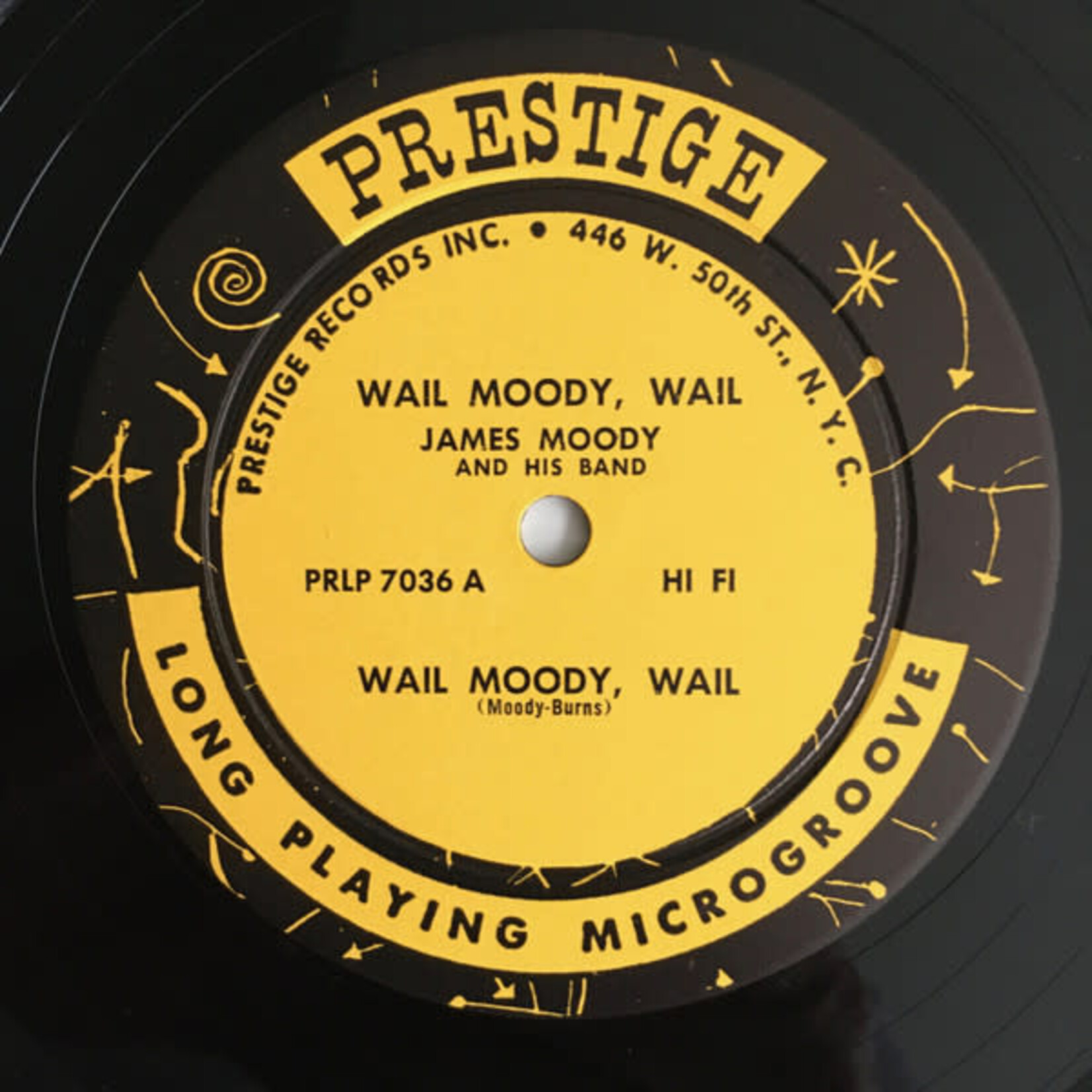 [Kollectible Vinyl] Moody, James and His Band: Wail Moody Wail (1956, USA, VG+) [PRESTIGE]