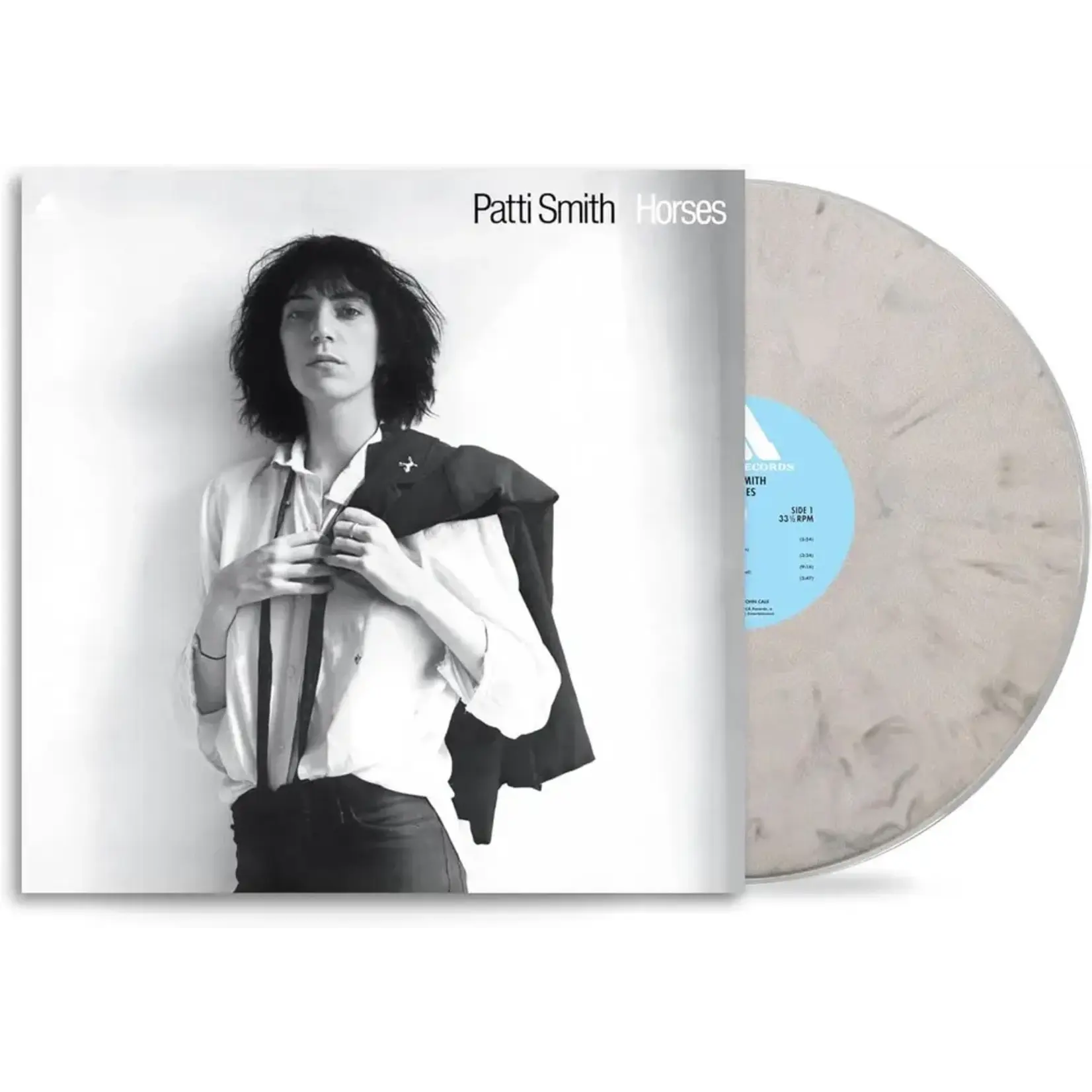 [New Vinyl] Smith, Patti: Horses (50th ann.) (dapple grey colored vinyl-original master) [LEGACY]