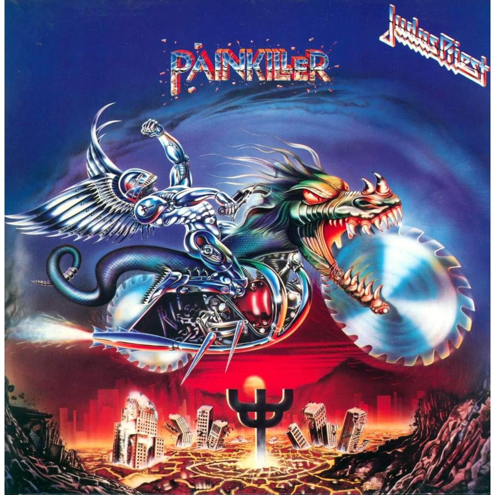 [New] Judas Priest: Painkiller (35th ann) (marble blue vinyl-remastered) [LEGACY]