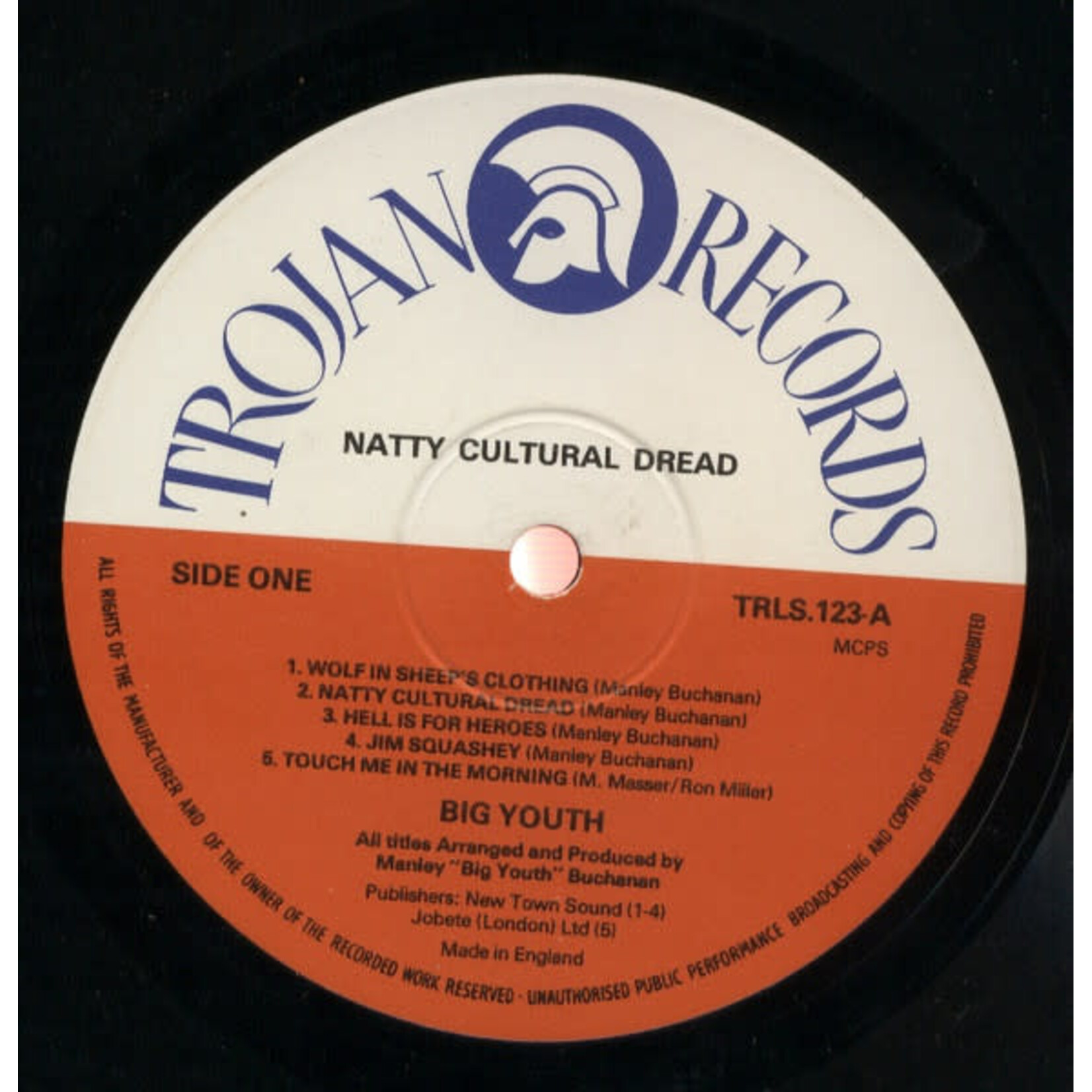 [Kollectible Vinyl] Big Youth: Natty Cultural Dread (1976, UK, VG+) [TROJAN]