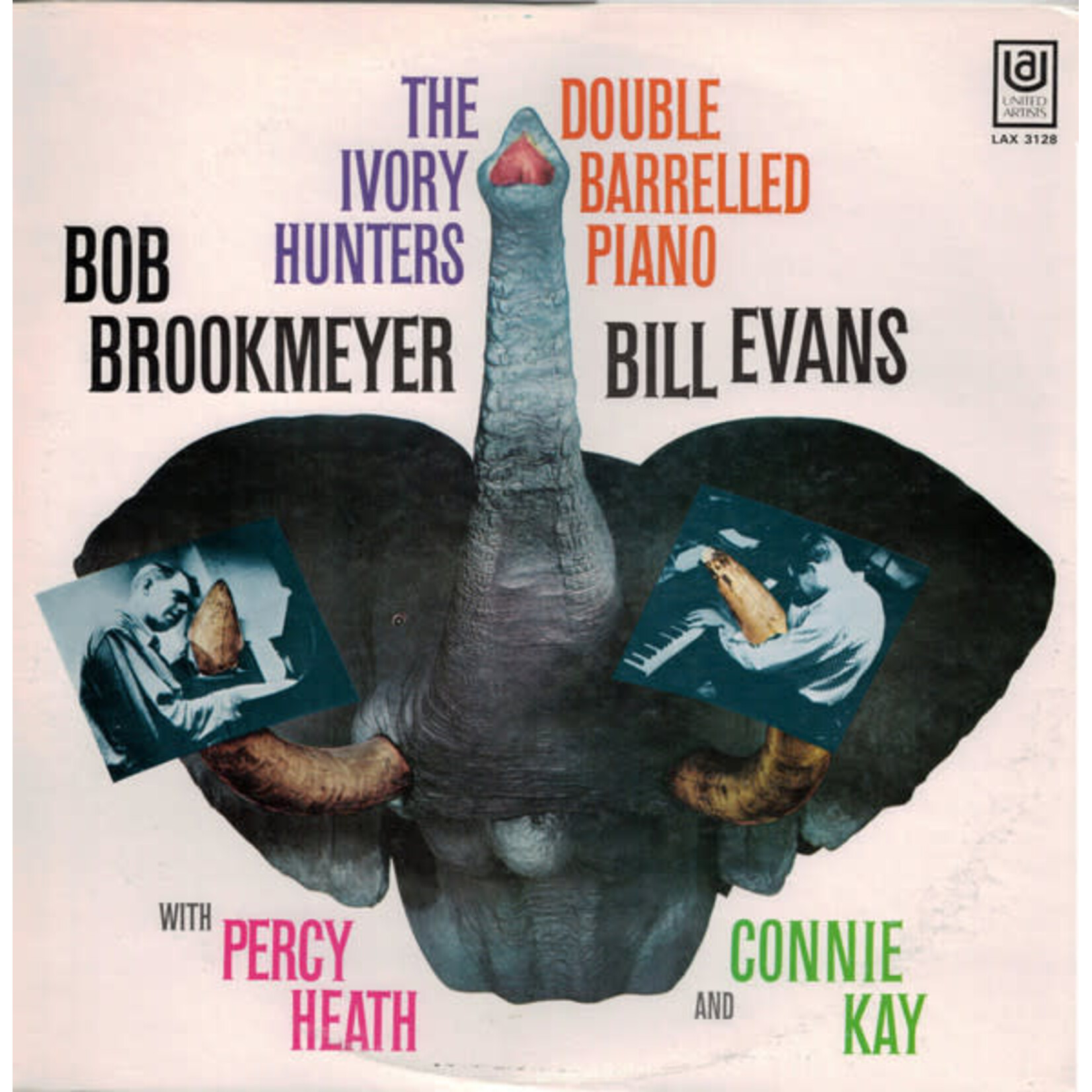 [Kollectible Vinyl] Bob Brookmeyer & Bill Evans : The Ivory Hunters (1976, Japan, w/OBI + insert, Ex) [UNITED ARTISTS]