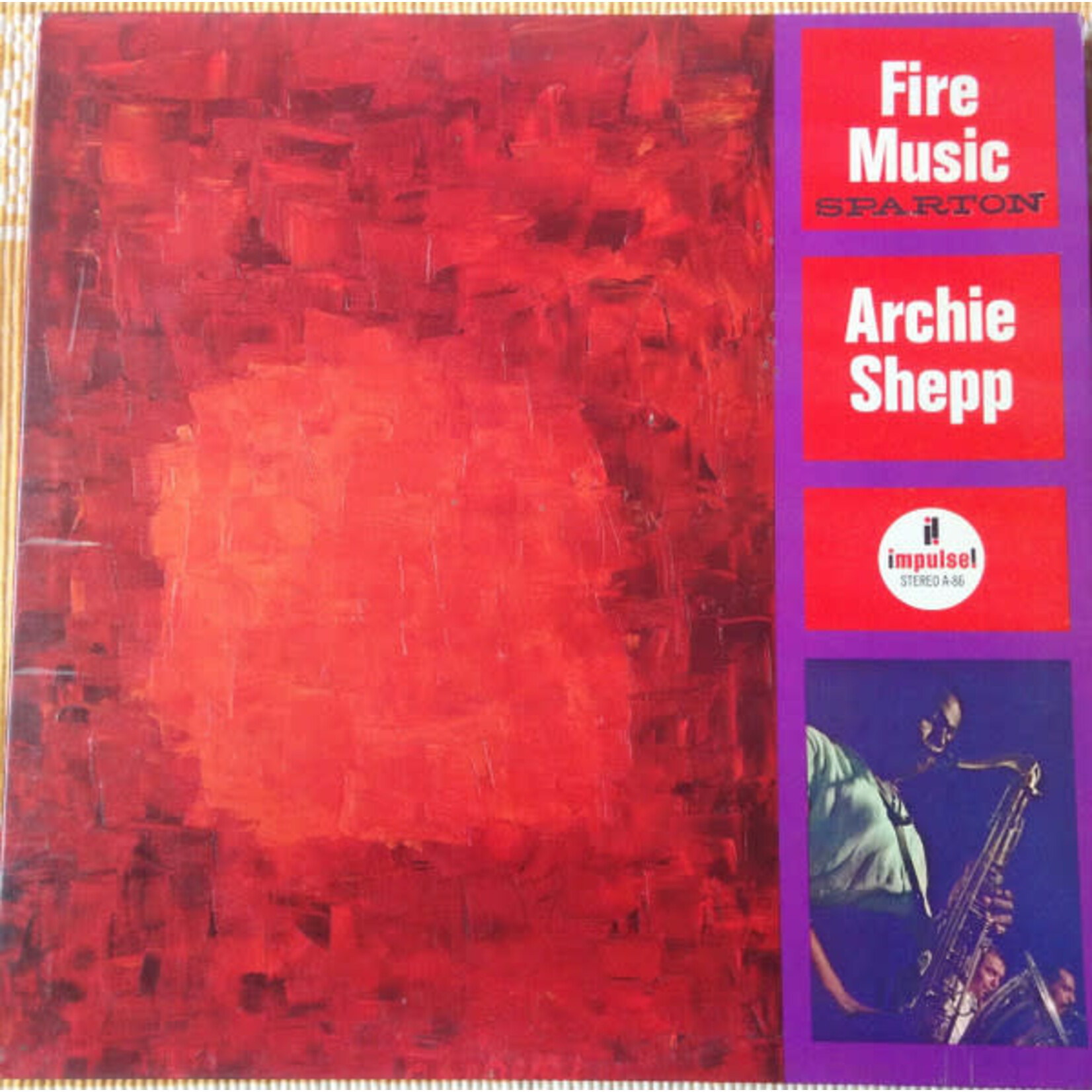 [Kollectible Vinyl] Shepp, Archie: Fire Music (1965, Canada, Jazz, VG) [SPARTON IMPULSE! RECORDS]