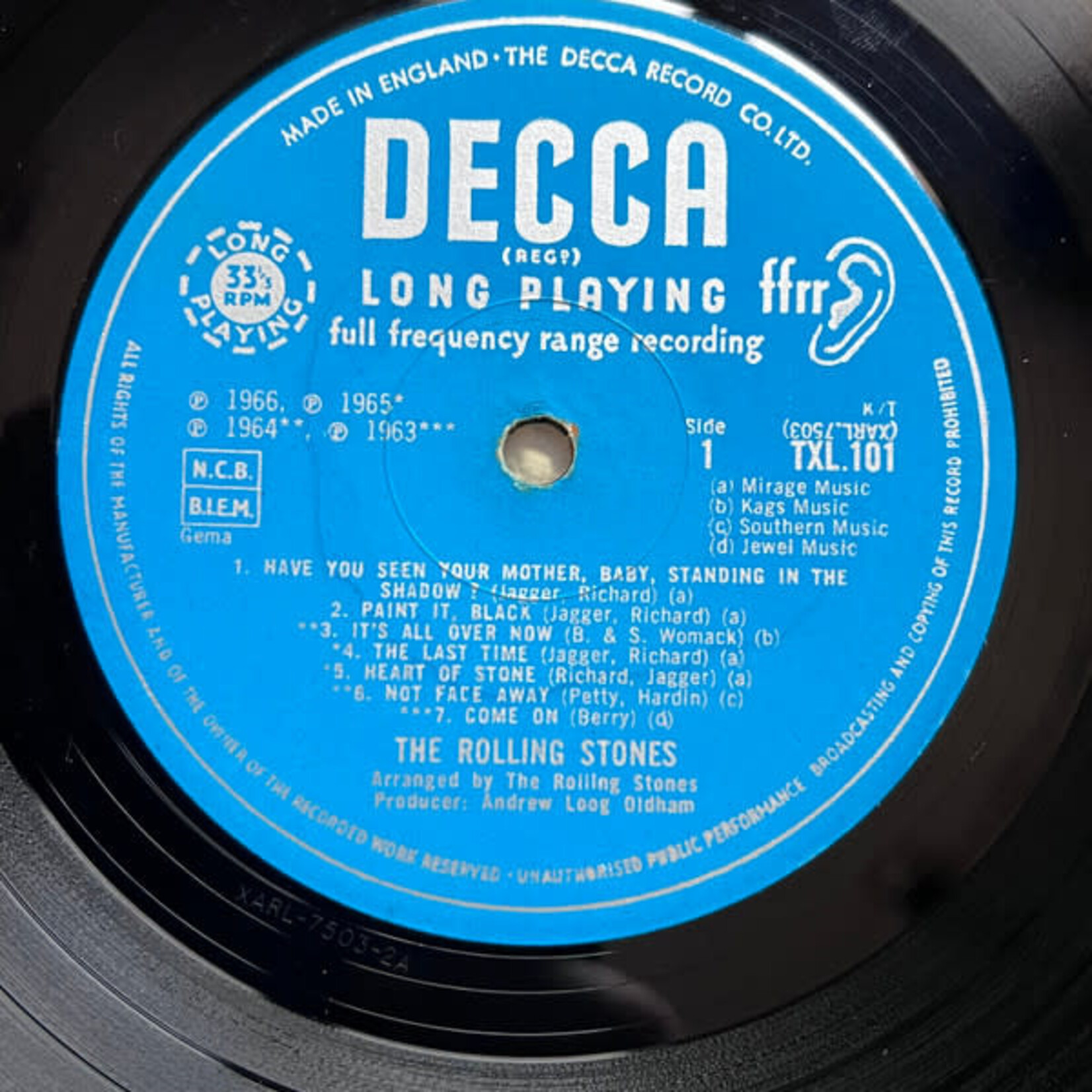 [Kollectible Vinyl] Rolling Stones – Big Hits [High Tide And Green Grass] (1966, UK, VG) [DECCA]