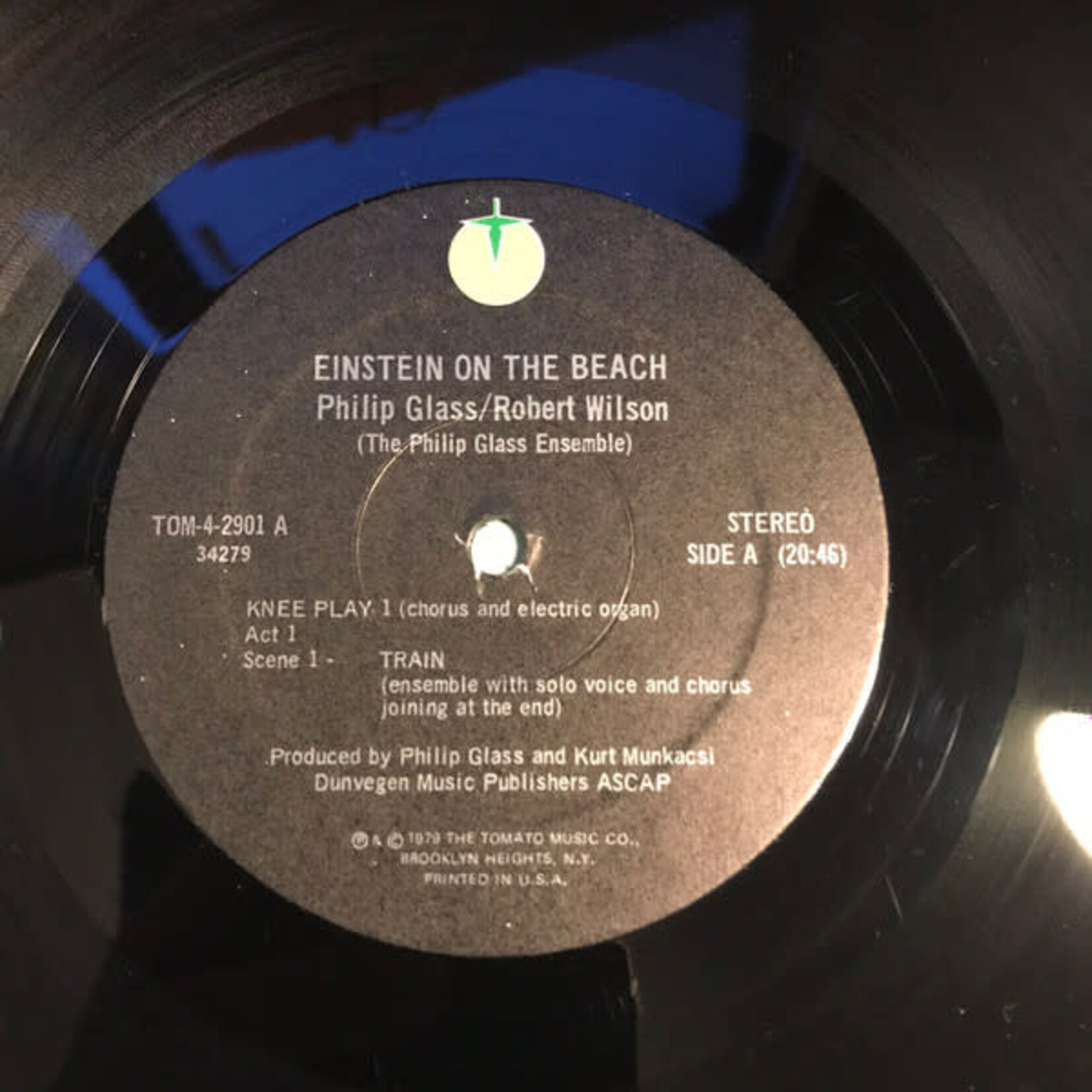 [Kollectibles] Glass, Philip, Robert Wilson: Einstein On The Beach (1979, USA, Modern W/ Booklet, VG+) [TOMATO]