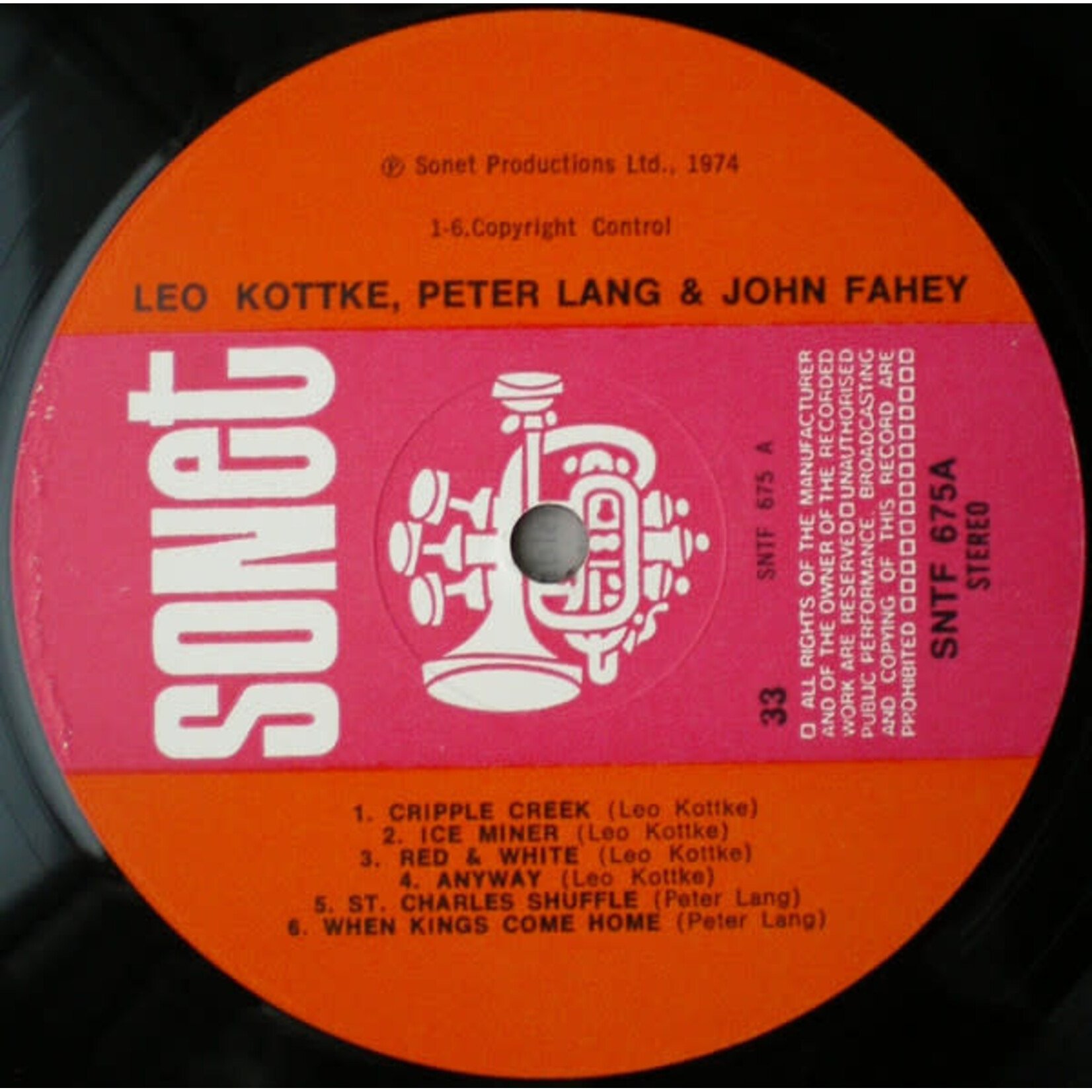 [Kollectibles] Kottke, Leo: Leo Kottke / Peter Lang / John Fahey (1974, UK, Ex) [SONET]