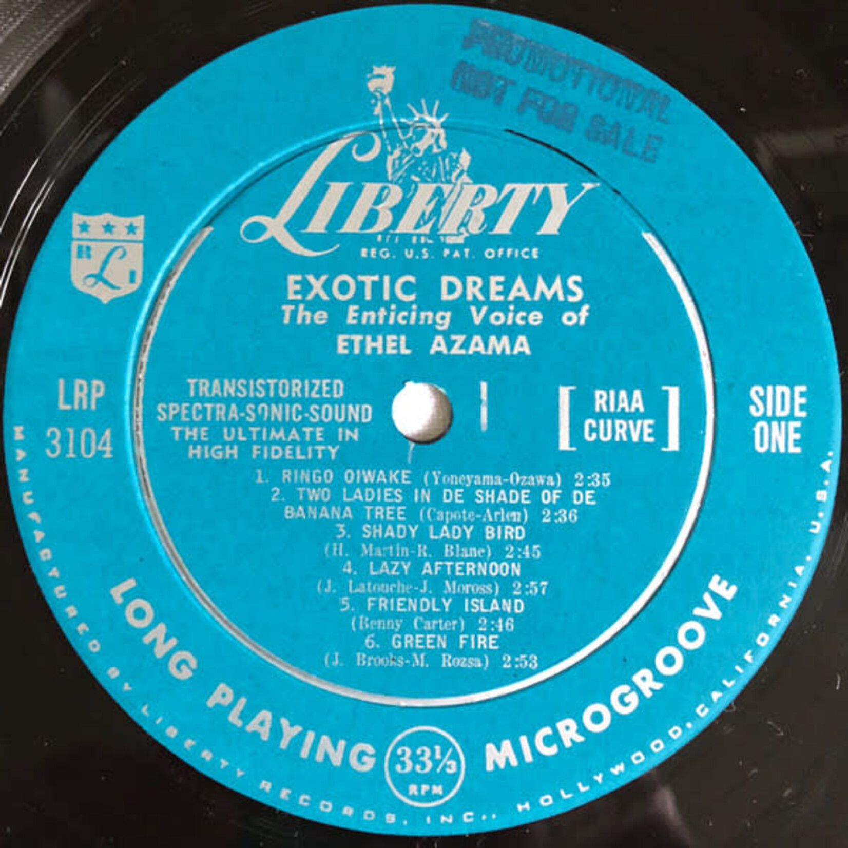 [Kollectible Vinyl] Azama, Ethel: Exotic Dreams (1959, USA, Exotica, VG)[LIBERTY]