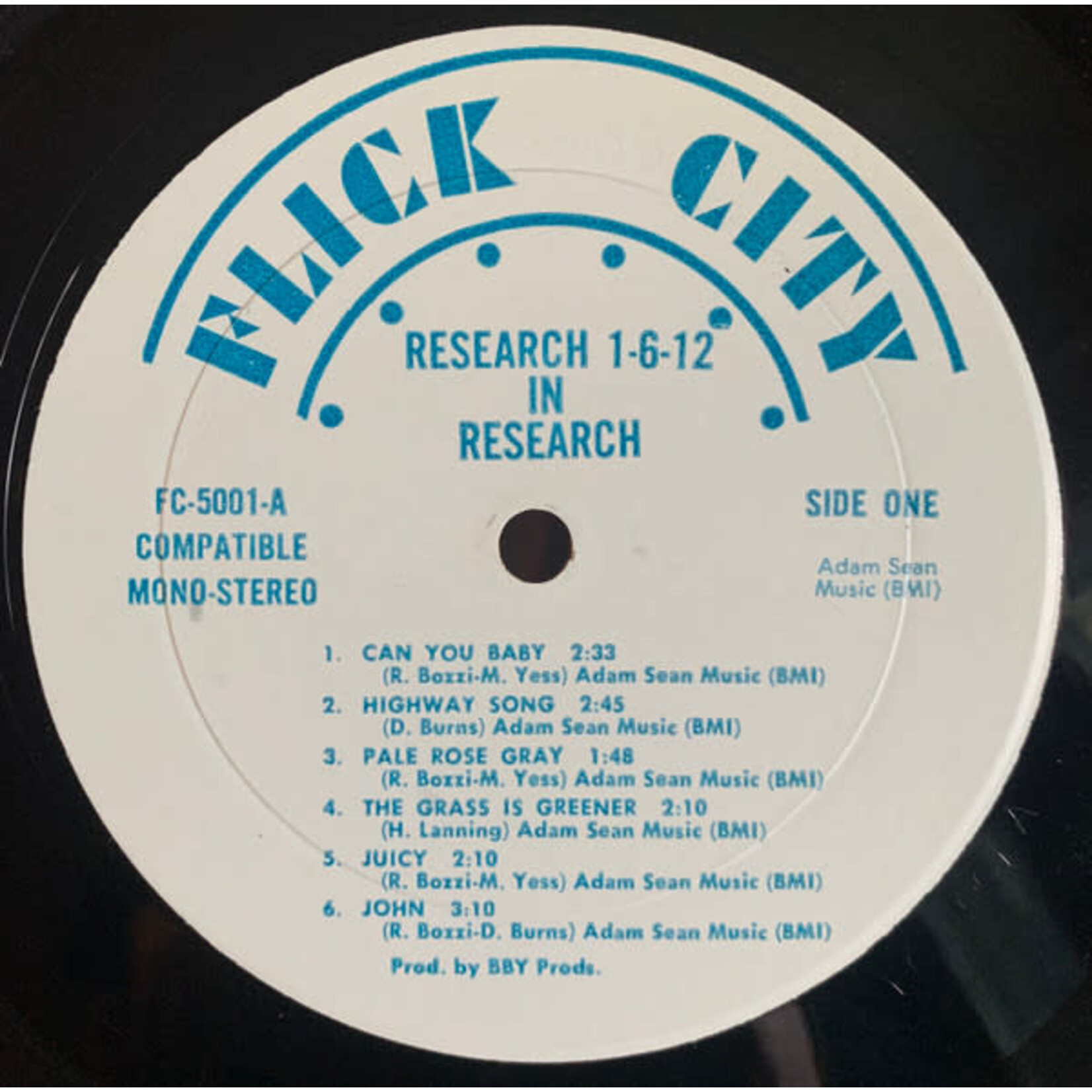 [Kollectible Vinyl] Research 1.6.12: In Research (1968, USA, Psych, VG+) [FLICK CITY]