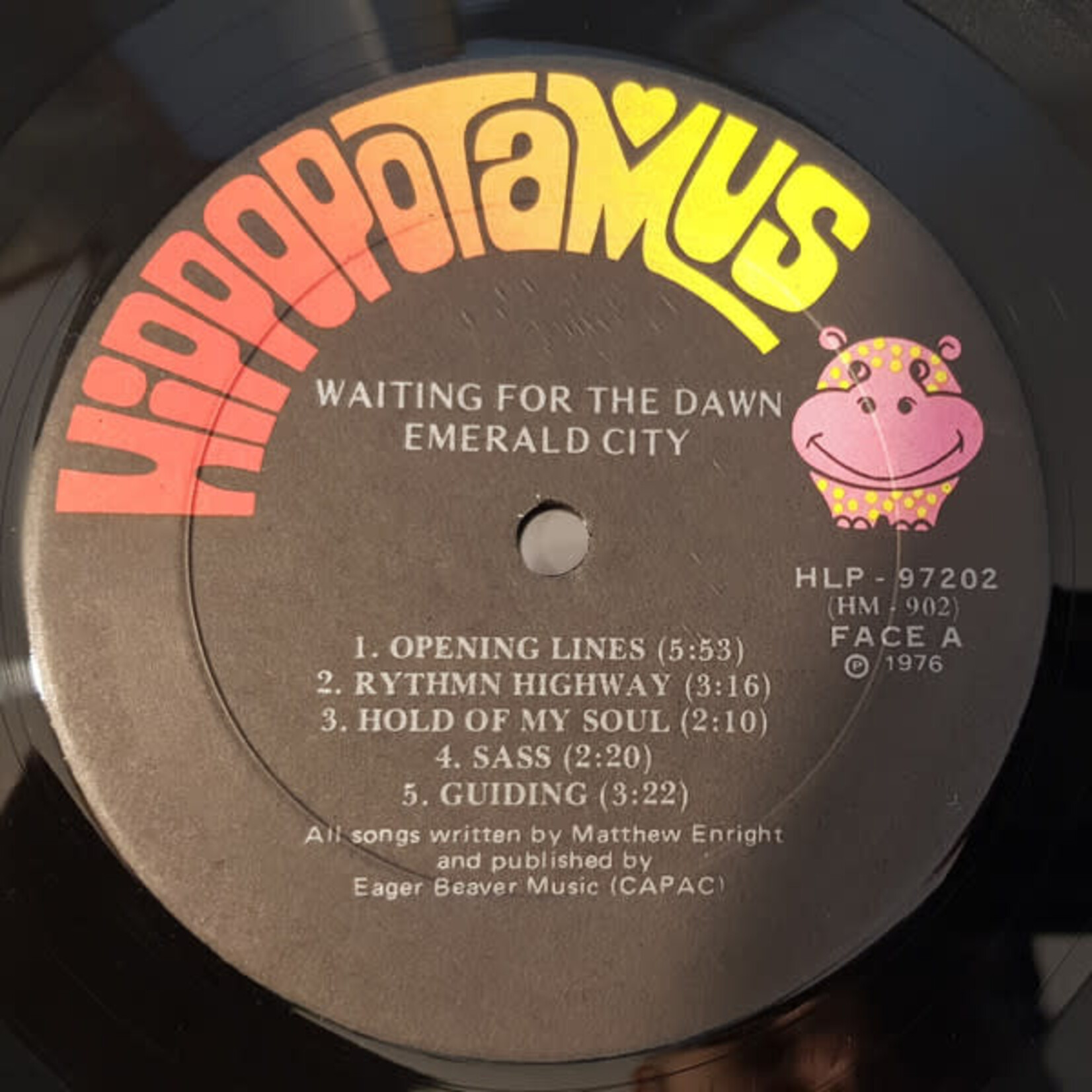 [Kollectibles] Emerald City: Waiting For The Dawn (1971, Canada, VG+) [HIPPOPOTAMUS]