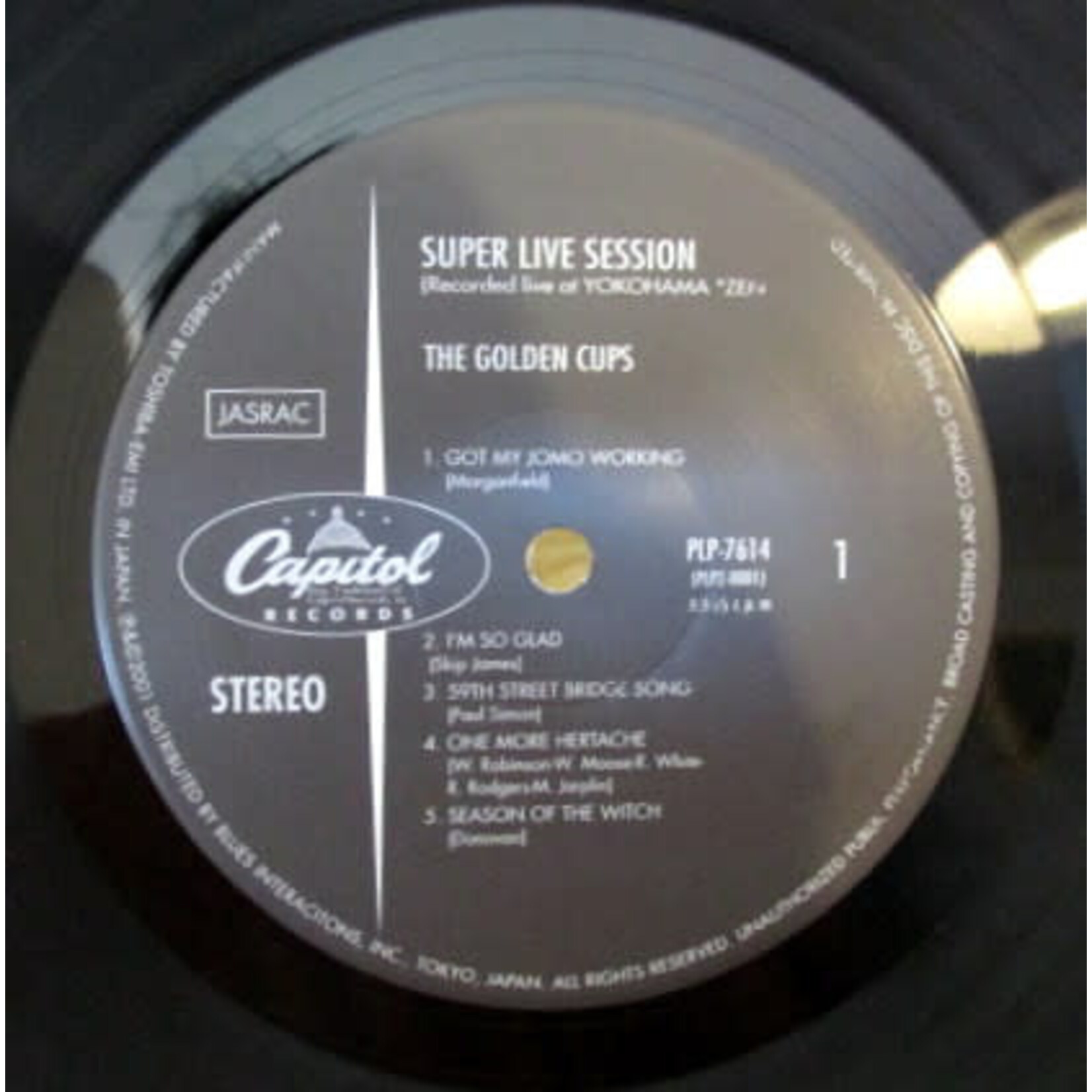 [Kollectible Vinyl] Golden Cups: Super Live Session (2001, Japan, Psych, Ex) [CAPITOL]