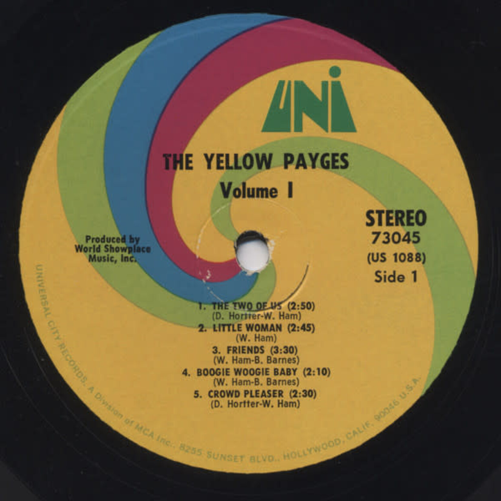 [Kollectibles] The Yellow Payges: Volume 1 (1969, US, VG+) [UNI]