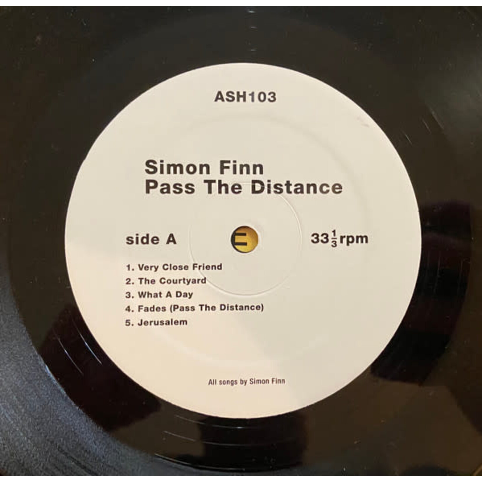 [Kollectible Vinyl] Finn, Simon: Pass The Distance (2018, USA, EX) [ANTARCTICA STARTS HERE]