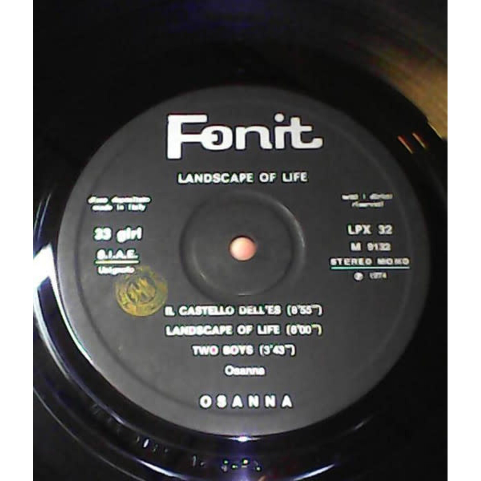 [Kollectibles] Osanna: Landscape of Life (1974, Italy, VG+) [FONIT]