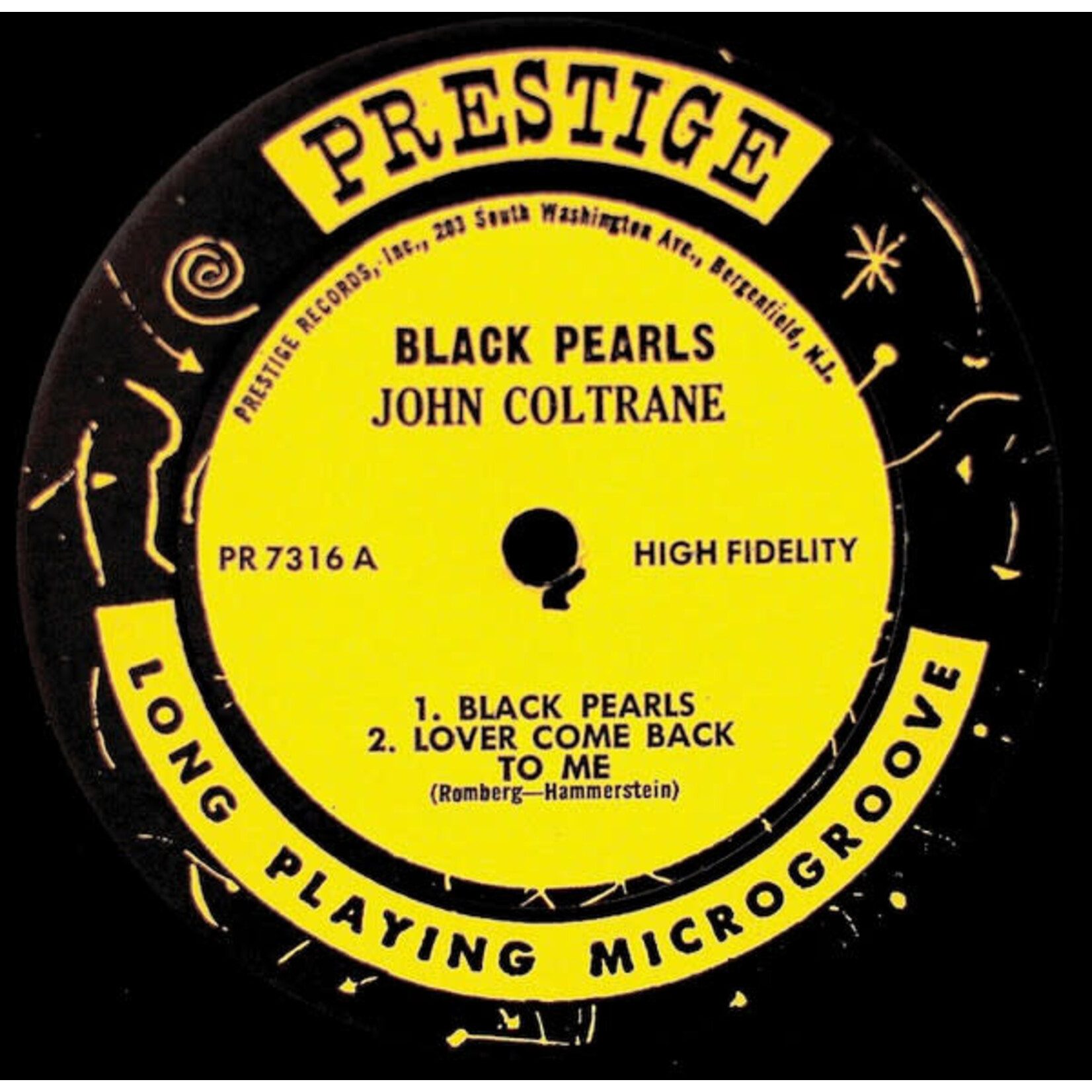 [Kollectibles] Coltrane, John: Black Pearls (1964, USA, Yellow Bergerfield Address, Van Gelder Stamp, VG+) [PRESTIGE]