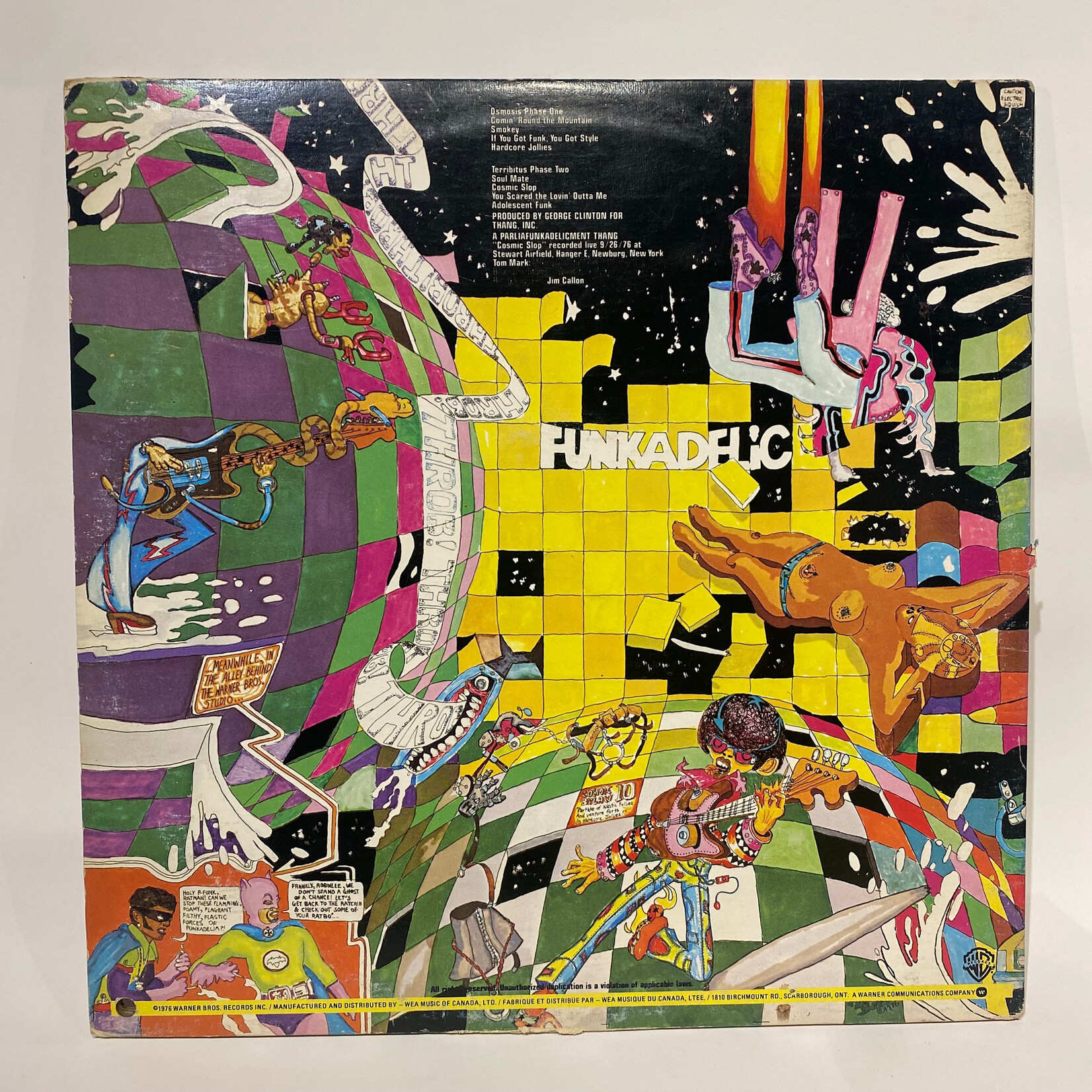 [Kollectibles] Funkadelic: Hardcore Jollies (1976, Canada, VG+)[WARNER]