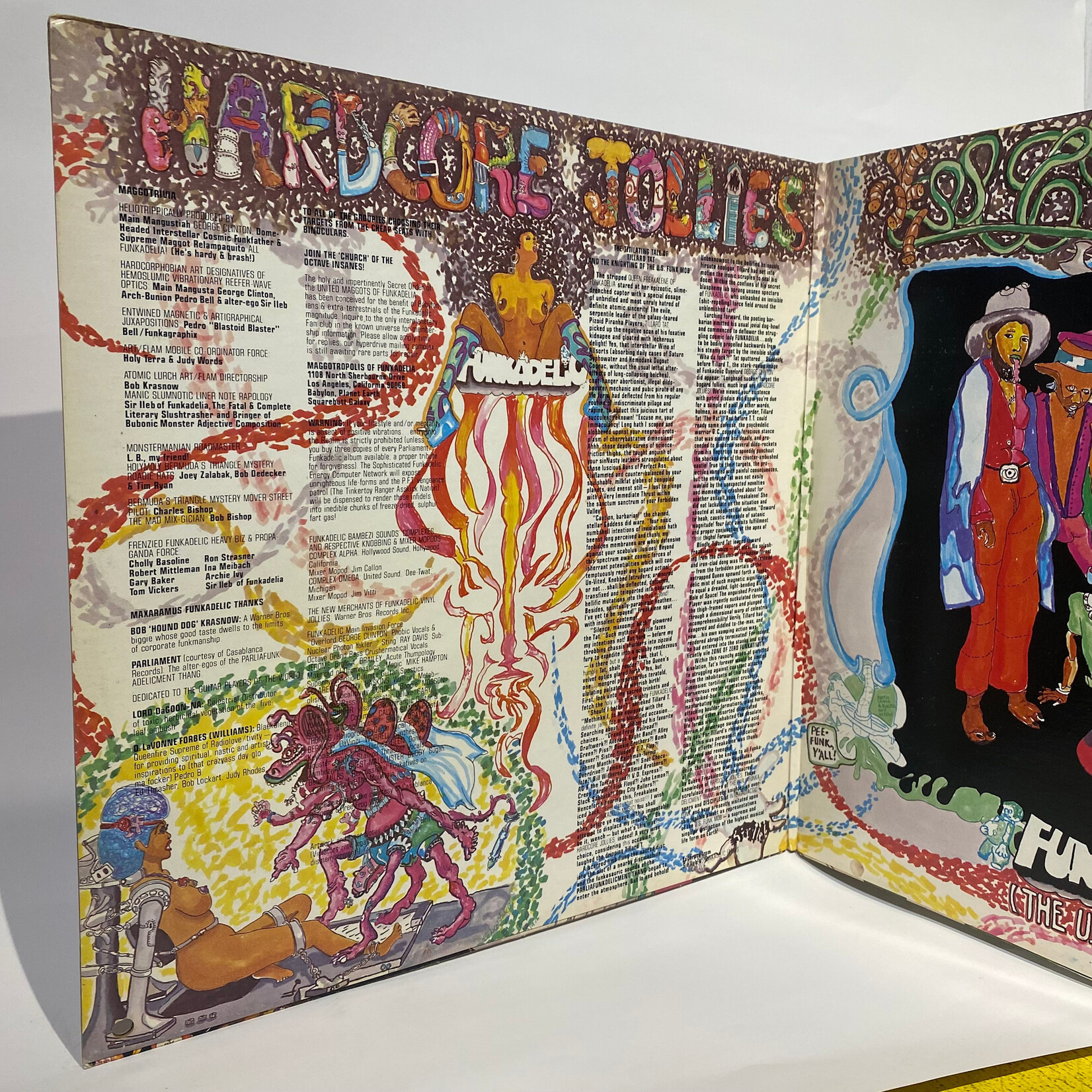 [Kollectibles] Funkadelic: Hardcore Jollies (1976, Canada, VG+)[WARNER]