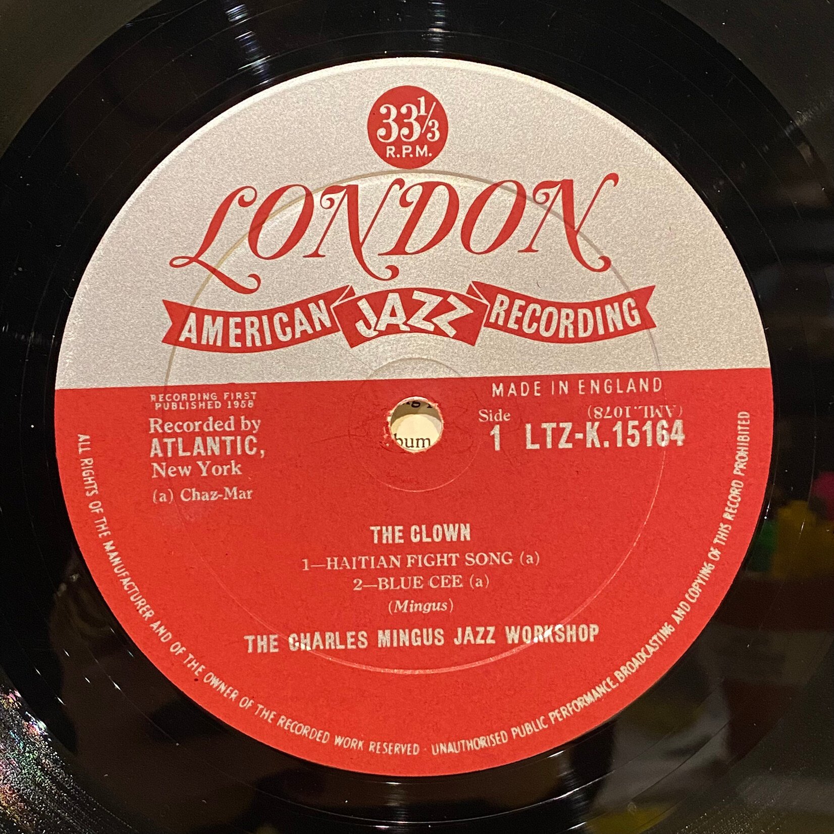 [Kollectibles] Mingus, Charles: The Clown (1957, UK,VG+)[LONDON]