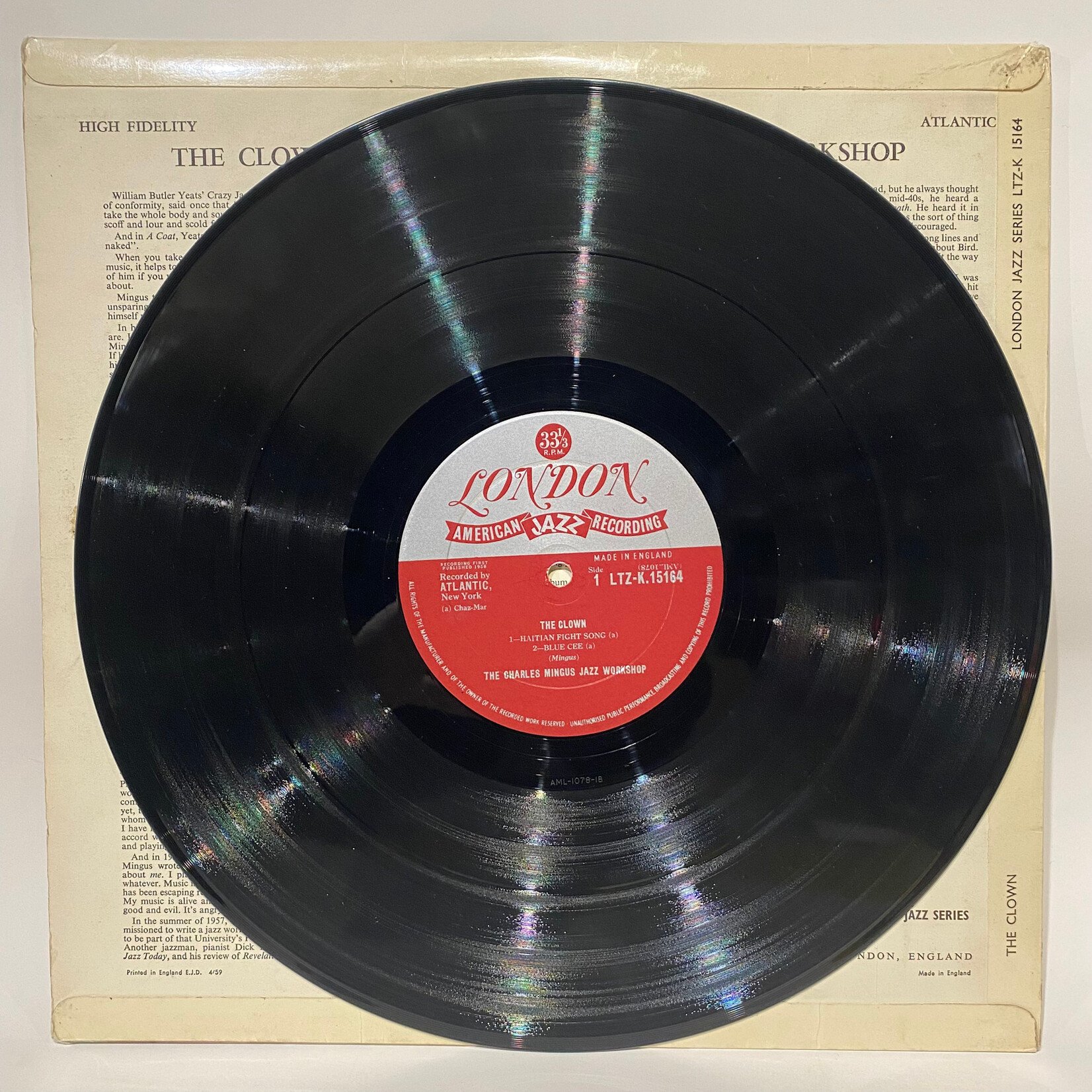 [Kollectibles] Mingus, Charles: The Clown (1957, UK,VG+)[LONDON]